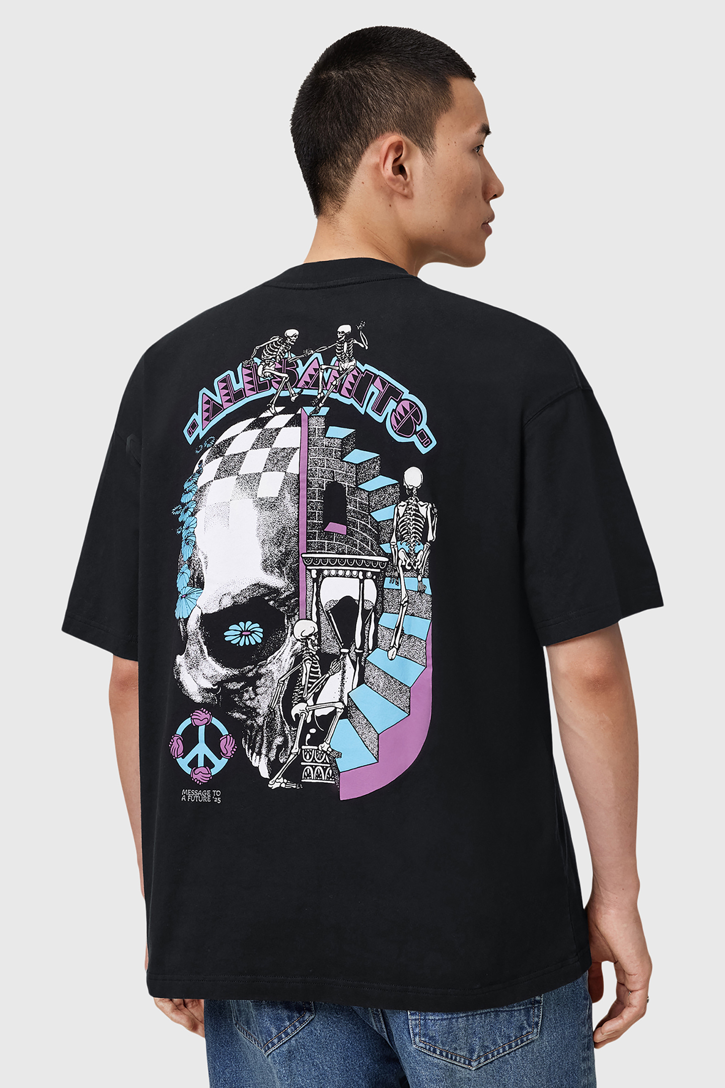 REINCARNATE SS CREW WASHED BLACK 5