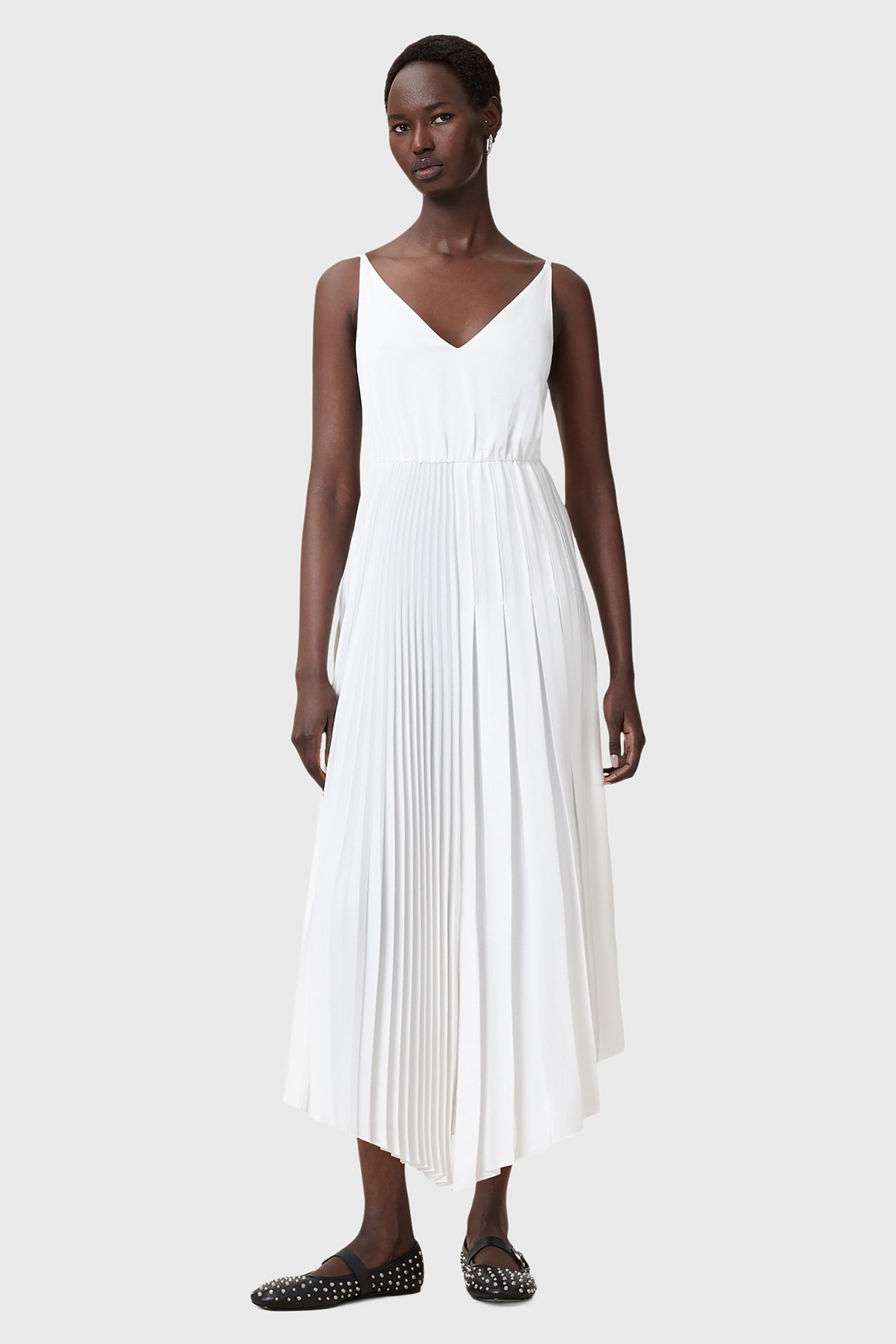 JAX TEE DRESS CHALK WHITE 3