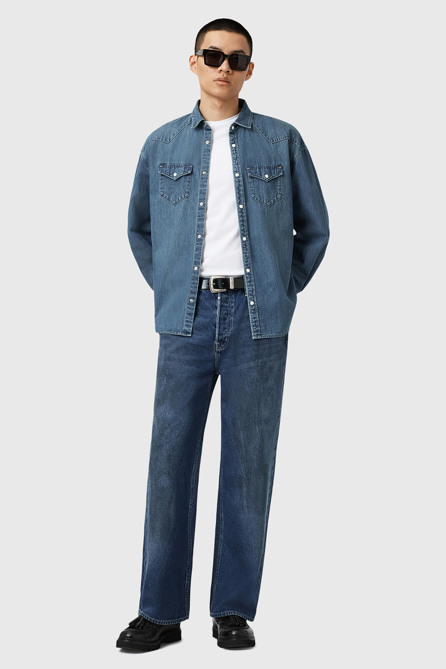 FENTON SHIRT VINTAGE INDIGO 5