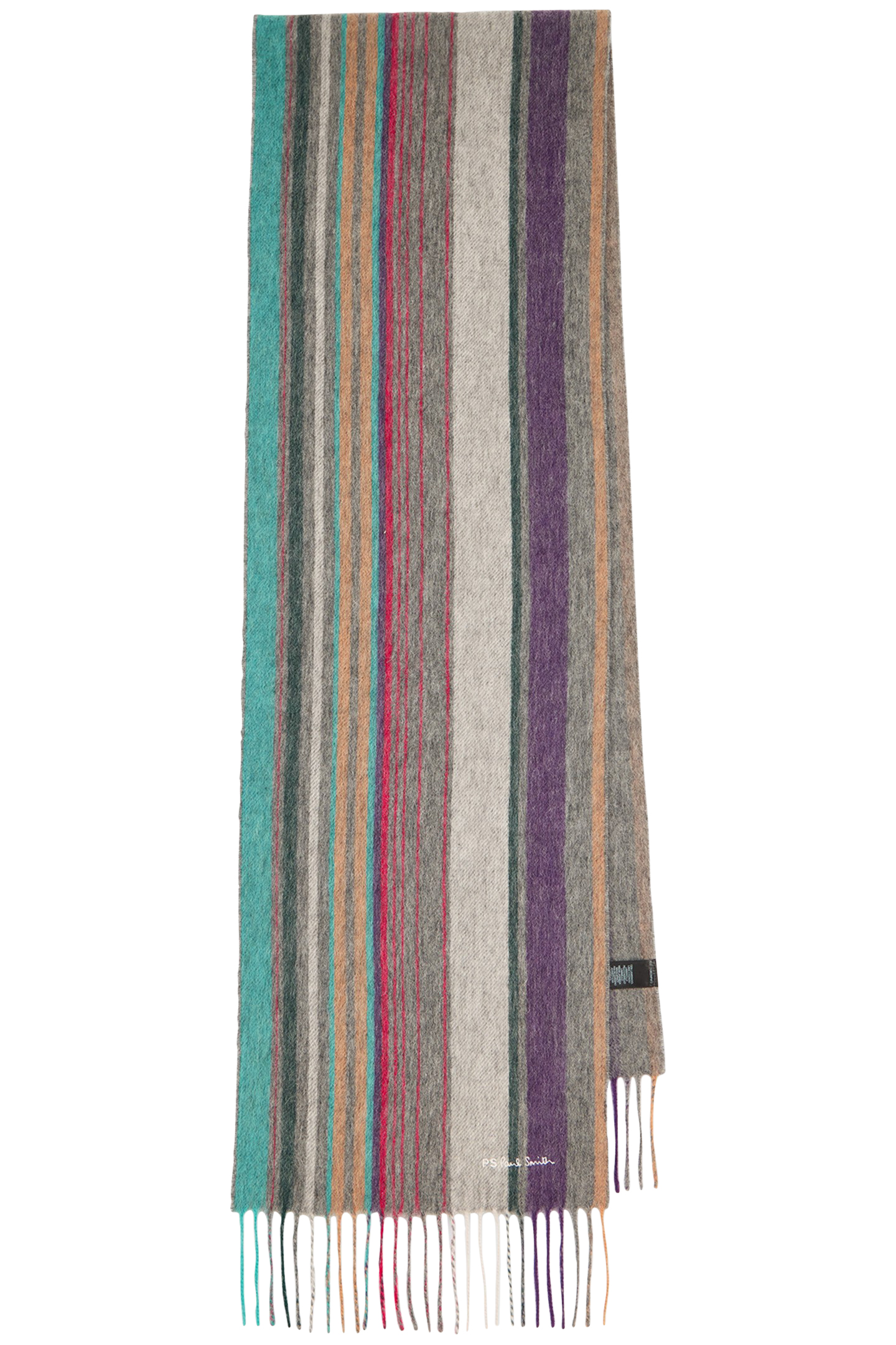 SCARF PS TRENT STRIPE SLATE 1