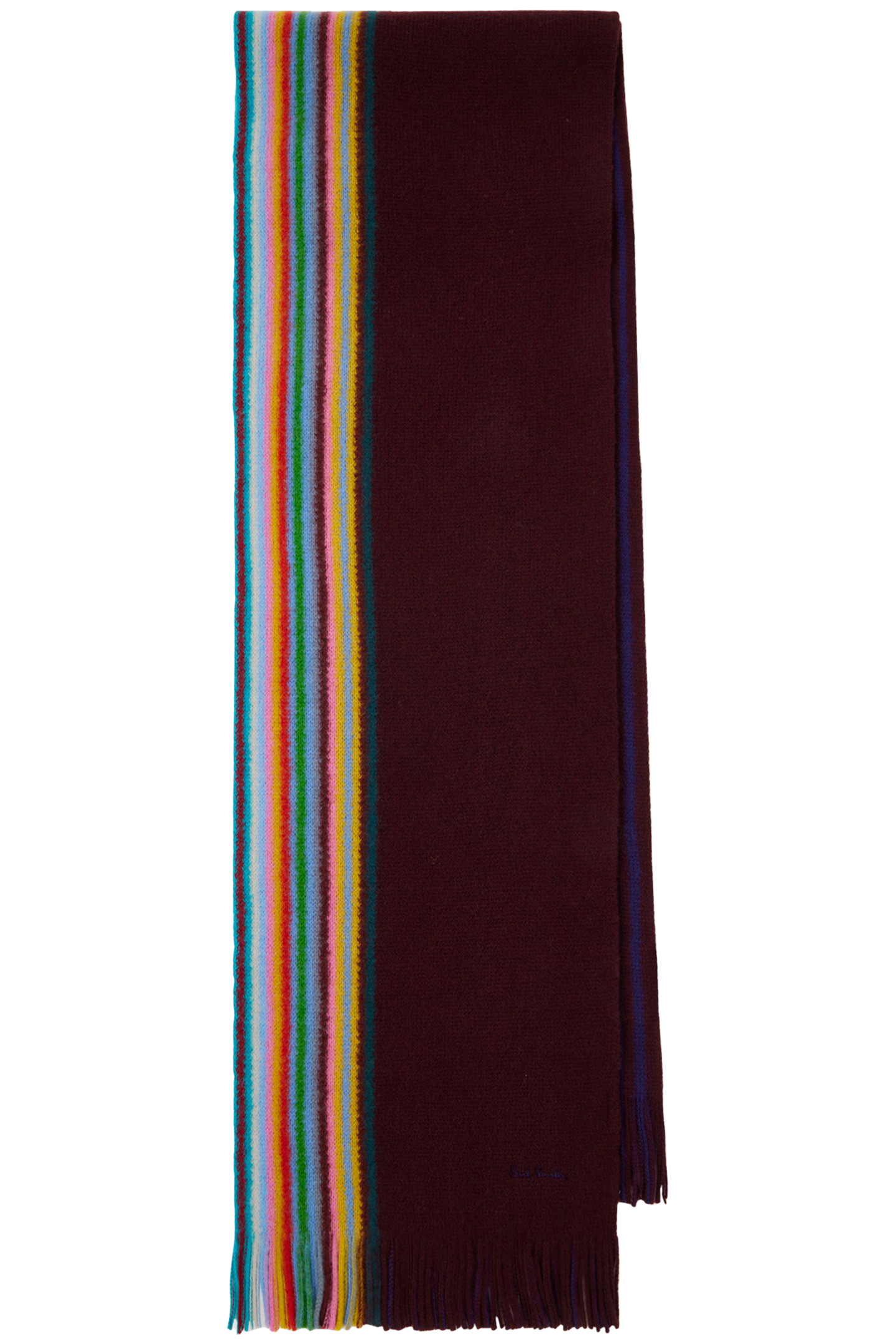 SCARF MULTI EDGE REVERSIBLE BURGUNDY/ BORDE 1