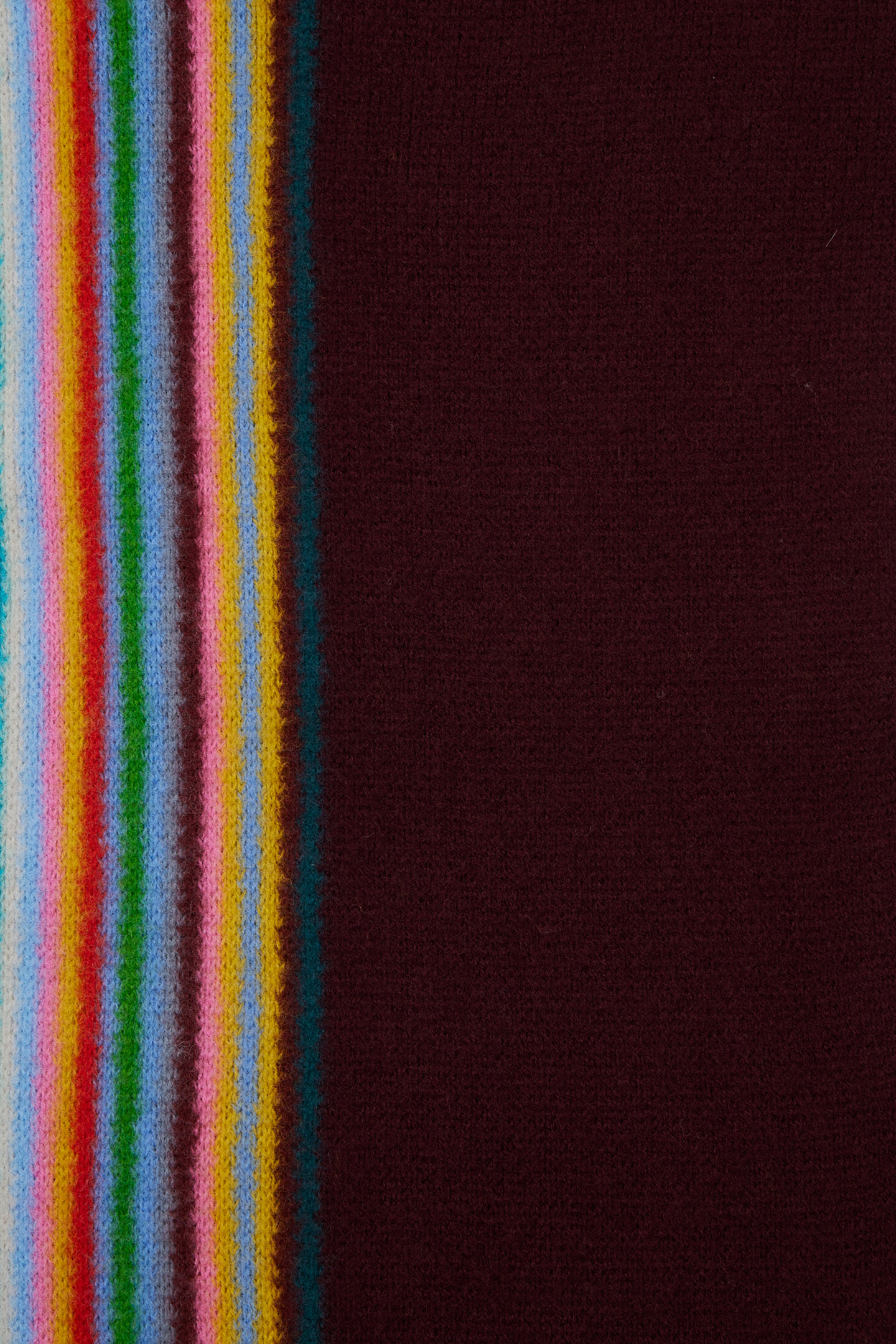 SCARF MULTI EDGE REVERSIBLE BURGUNDY/ BORDE 3