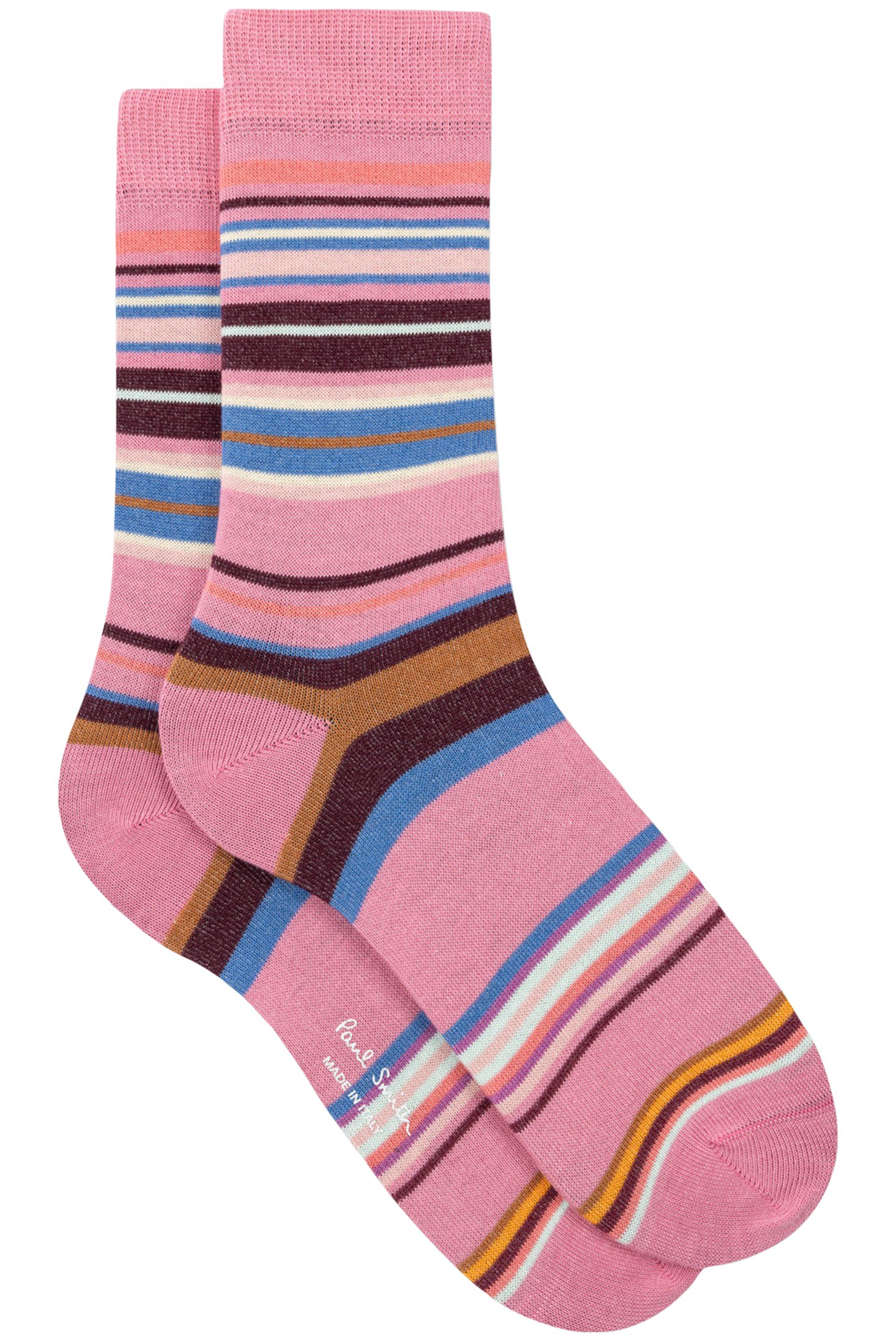 SOCK HENRIETTA STRIPE PINK 2
