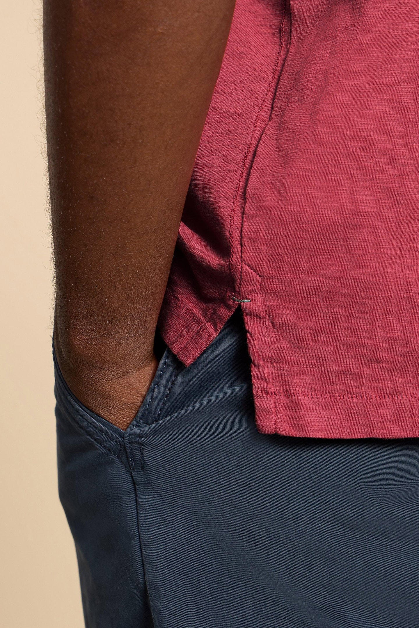 ABERSOCH SHORT SLEEVE TEE MID CORAL 10