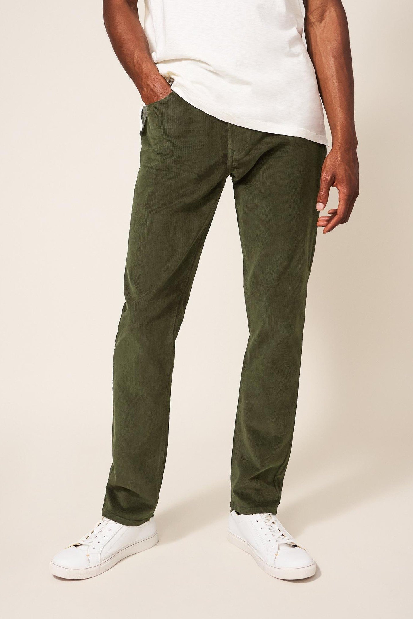 CROSBY CORD TROUSER LIGHT GREEN 2