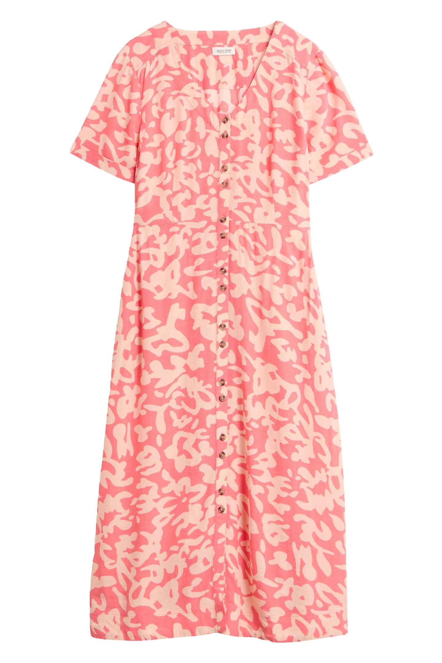 IVY MIDI DRESS PINK PRINT 1