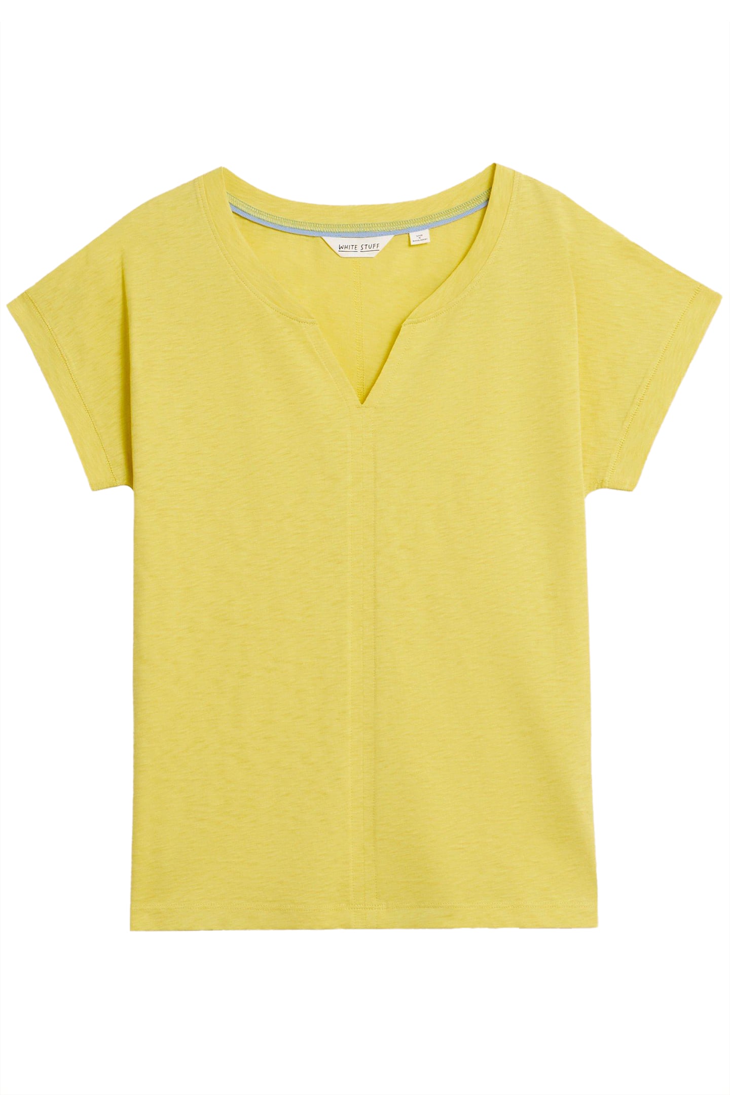 NELLY NOTCH NECK TEE LIGHT PINK 3