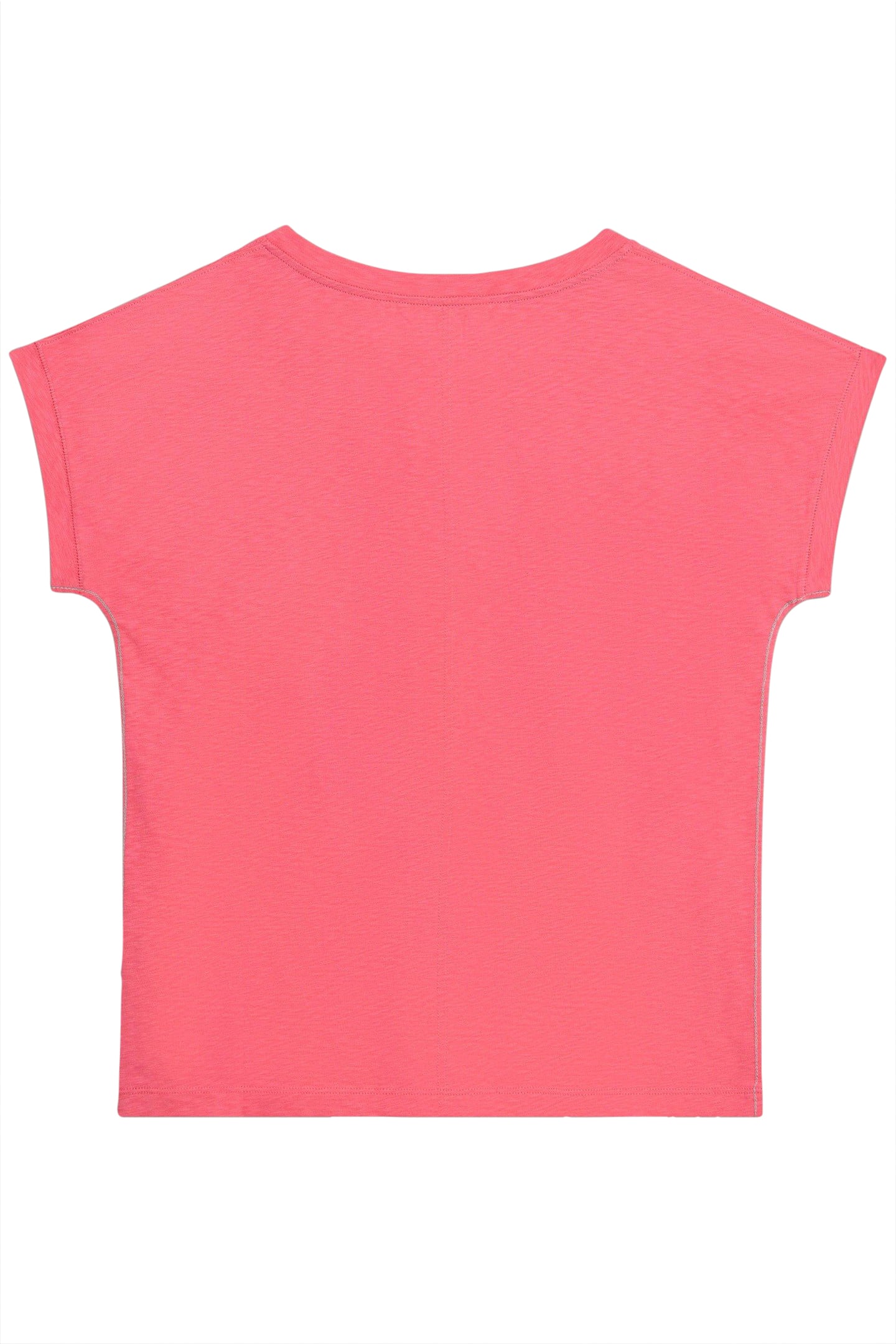 NELLY NOTCH NECK TEE LIGHT PINK 9