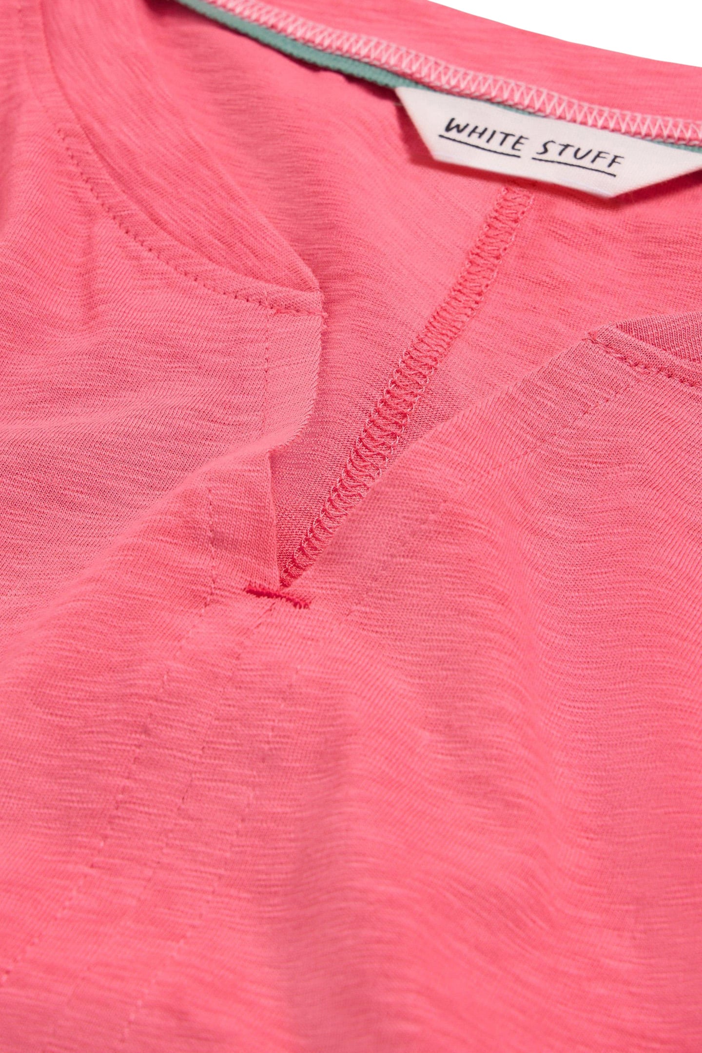 NELLY NOTCH NECK TEE LIGHT PINK 10