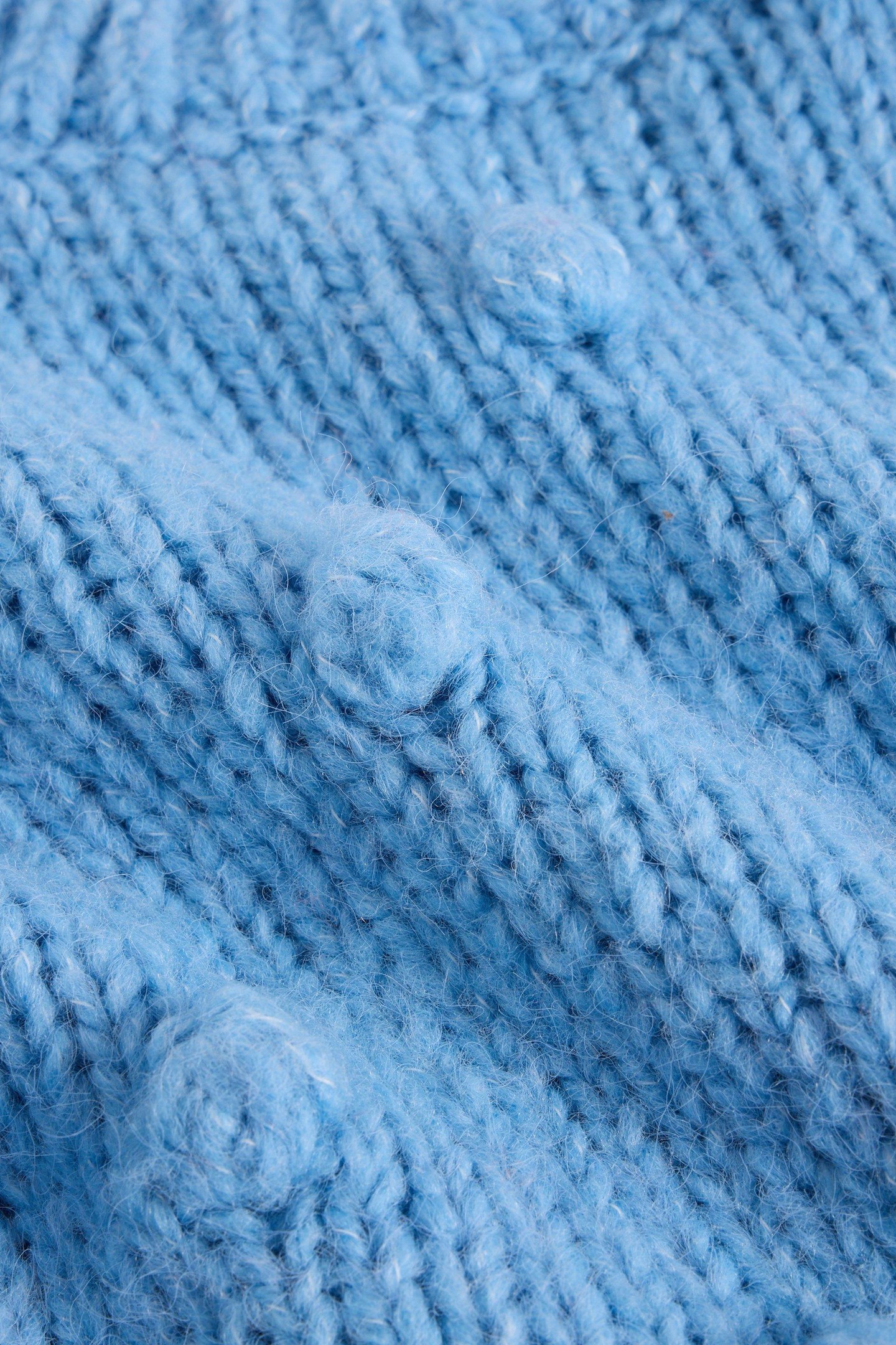 POM POM JUMPER BRIGHT BLUE 2