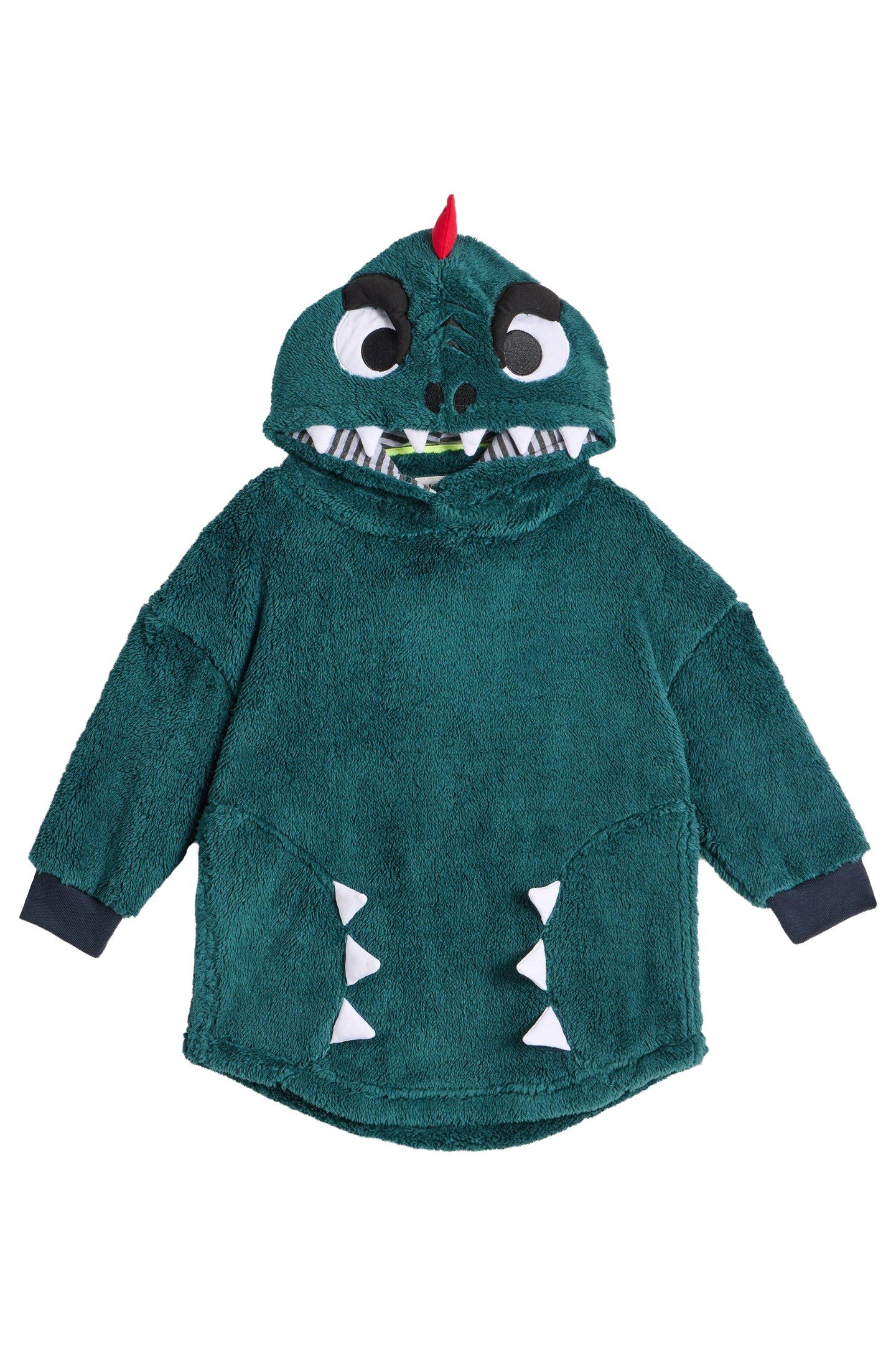 MONSTER COSY HOODIE BRIGHT TEAL 1
