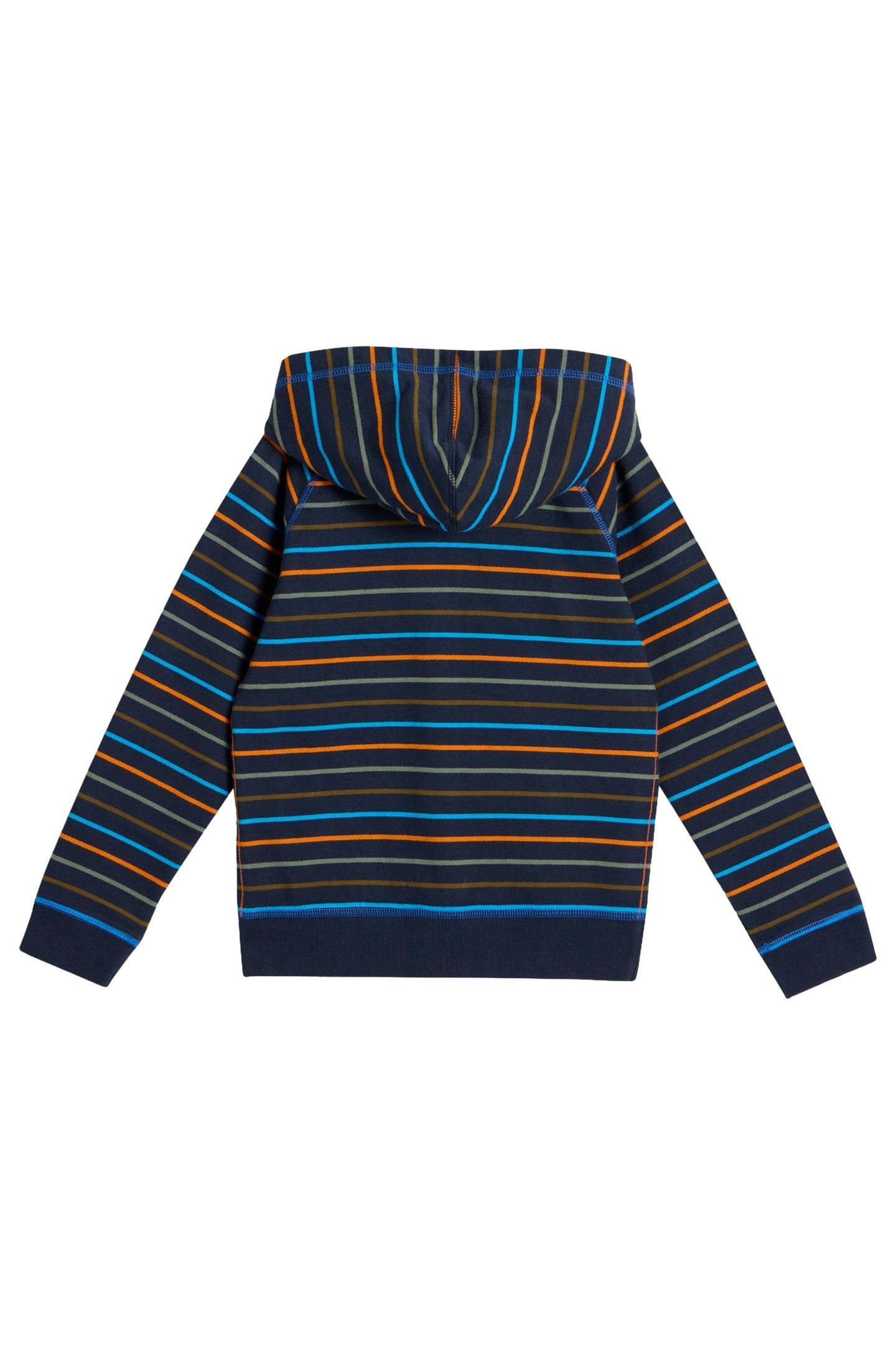CHARLIE STRIPE HOODY NAVY MULTI 2
