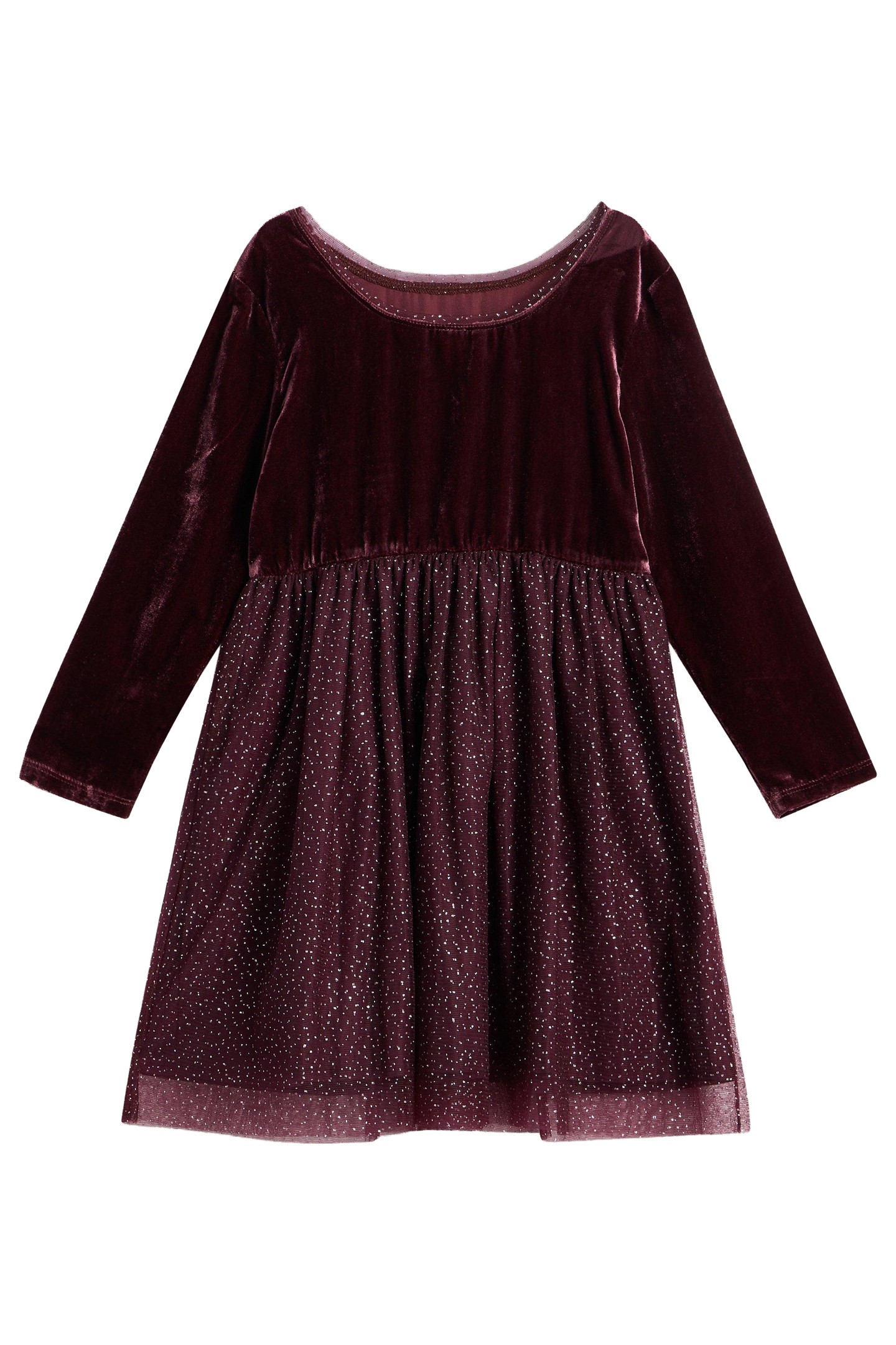 ARABELLA DRESS DARK PLUM 1