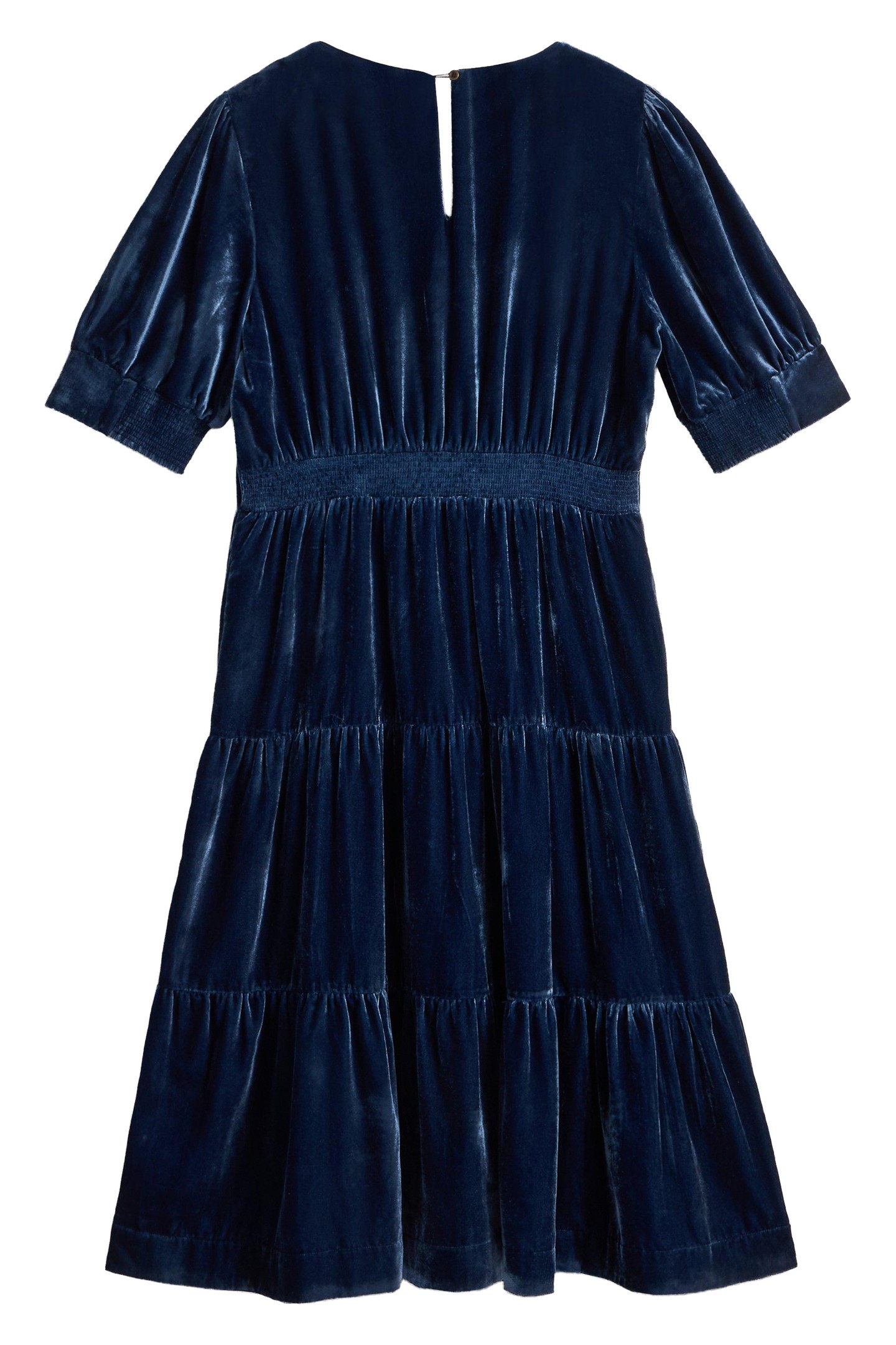 ALLIE VELVET DRESS DEEP BLUE 2