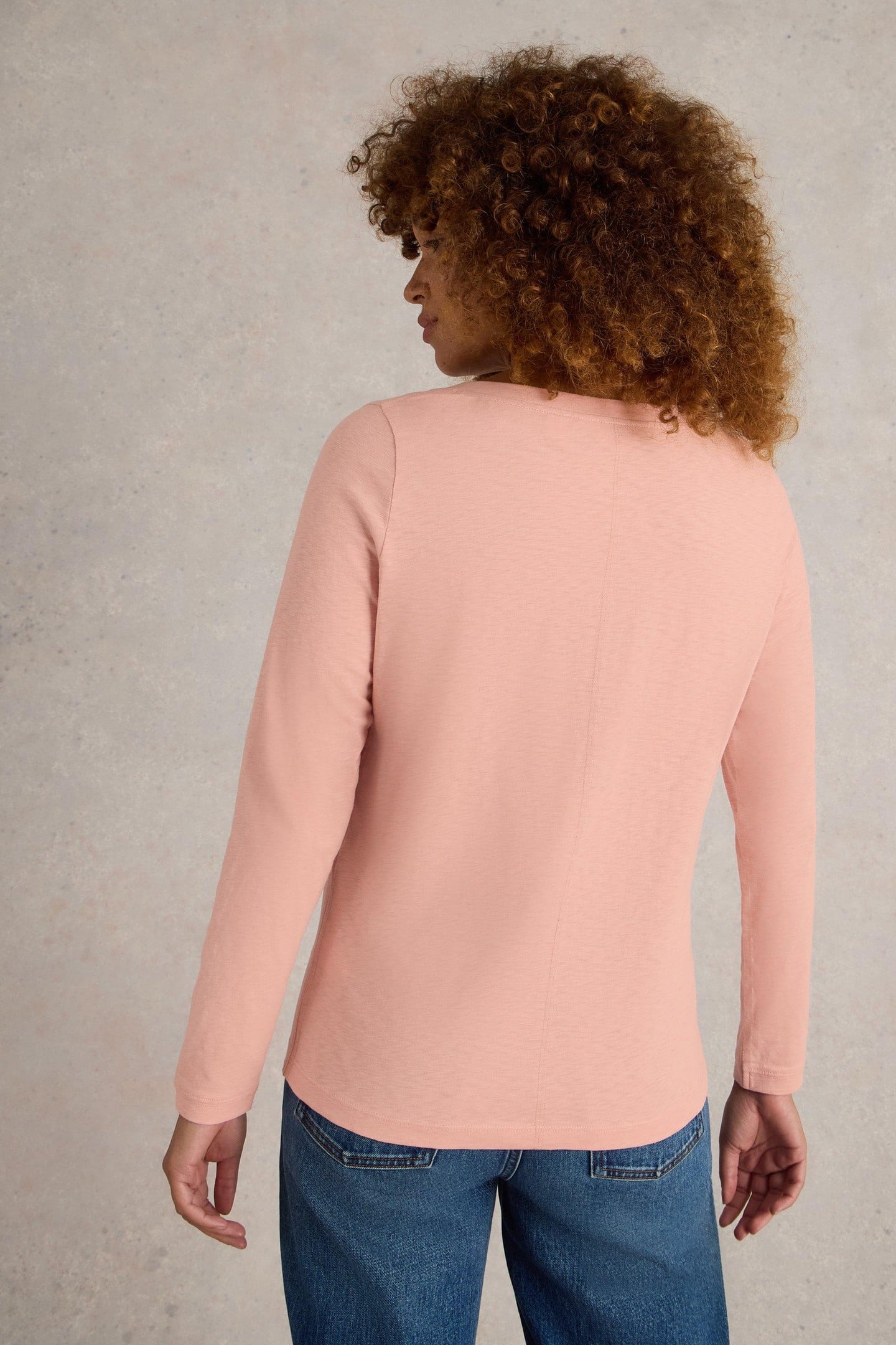 NELLY LS TEE DUSTY PINK 2