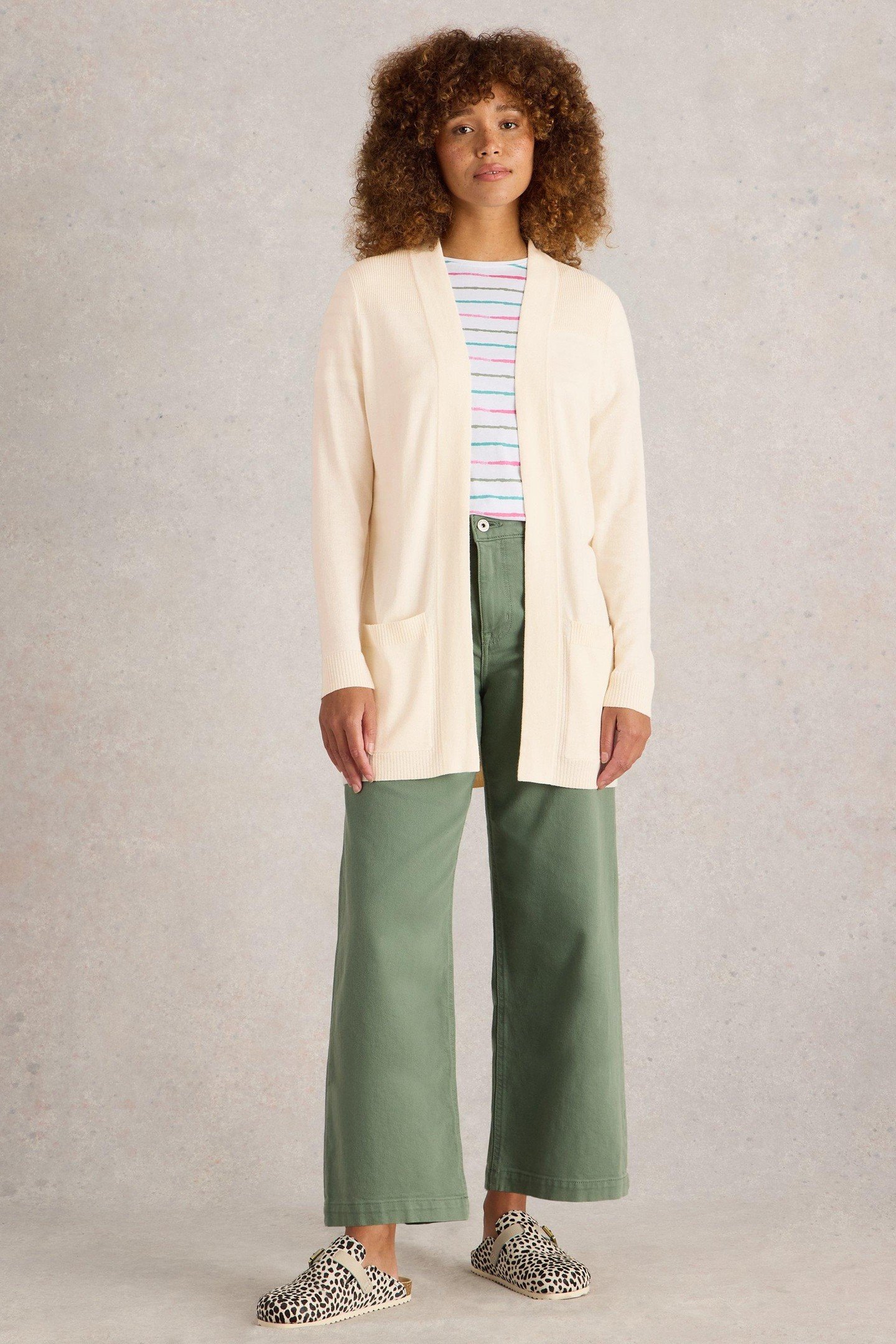 TANYA LONGLINE CARDI LIGHT NATURAL 1