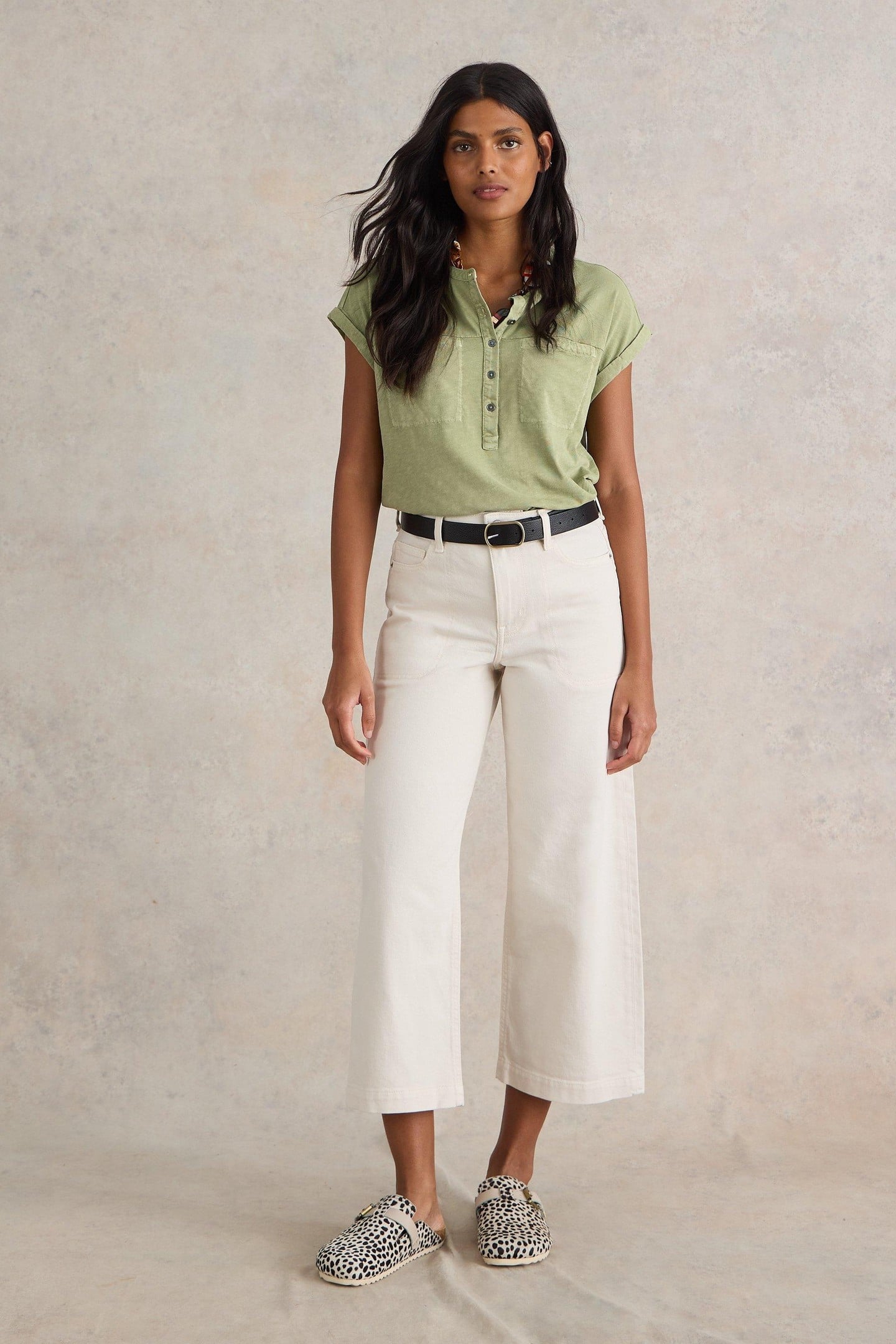 BETH SHIRT DUSTY GREEN 1