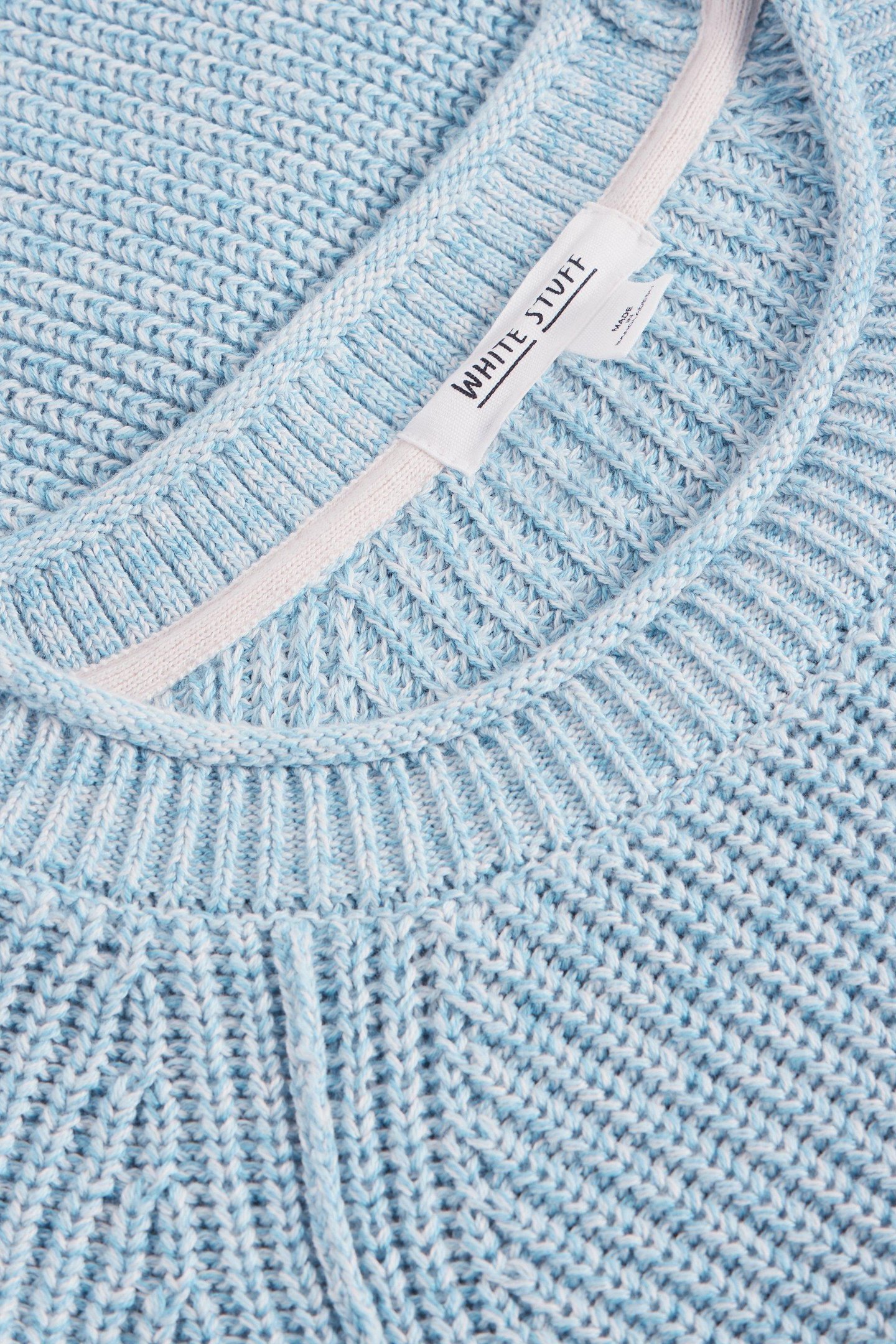 BAILEY COTTON JUMPER MID BLUE 4