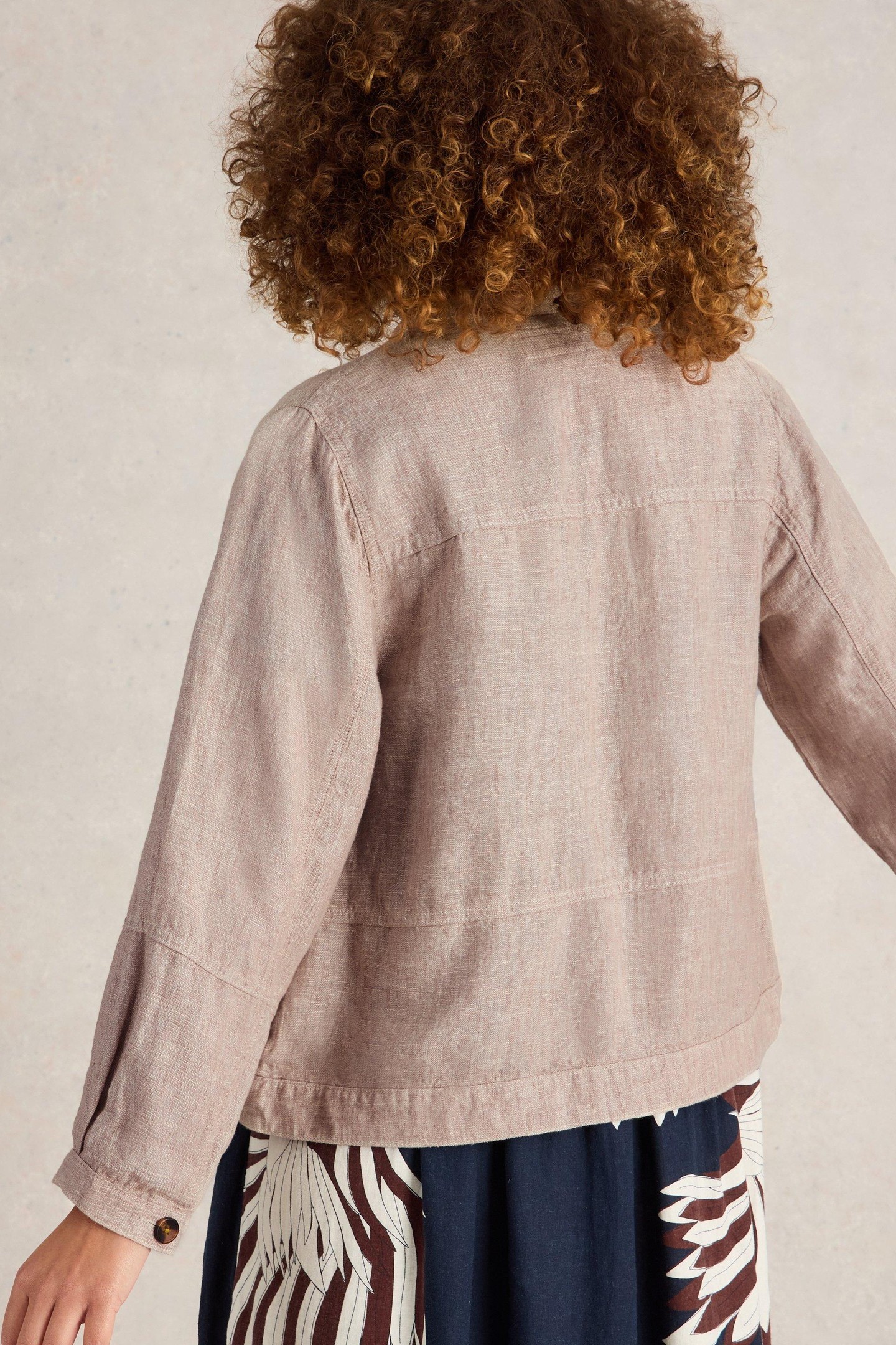 CAMILLE LINEN JACKET LIGHT NATURAL 2