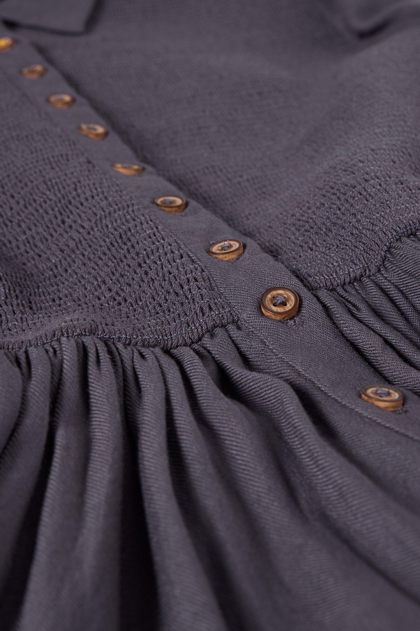 VALERIA SHIRRED DRESS MID PURPLE 4