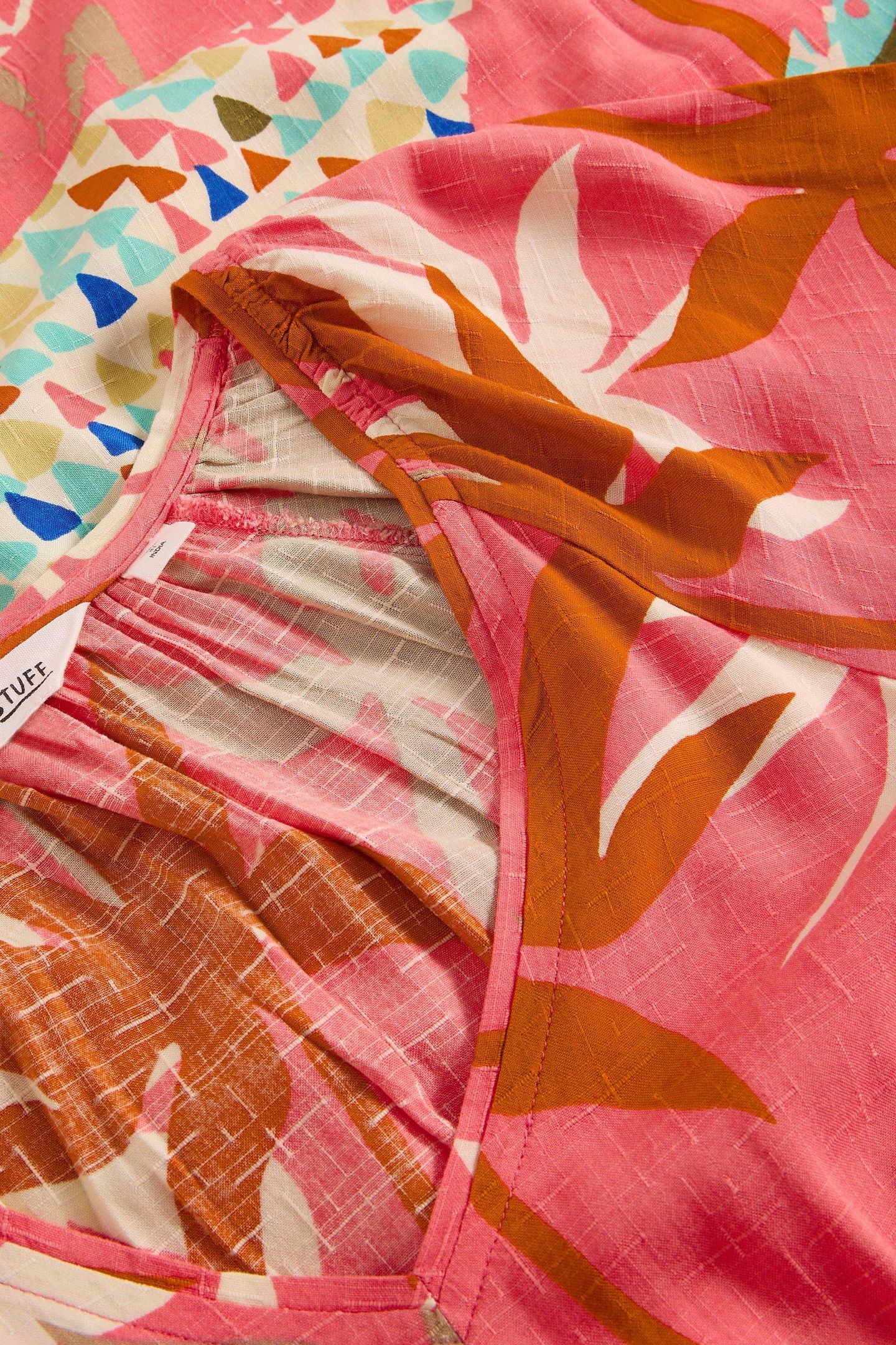 IMOGEN MIDI DRESS PINK MULTI 4