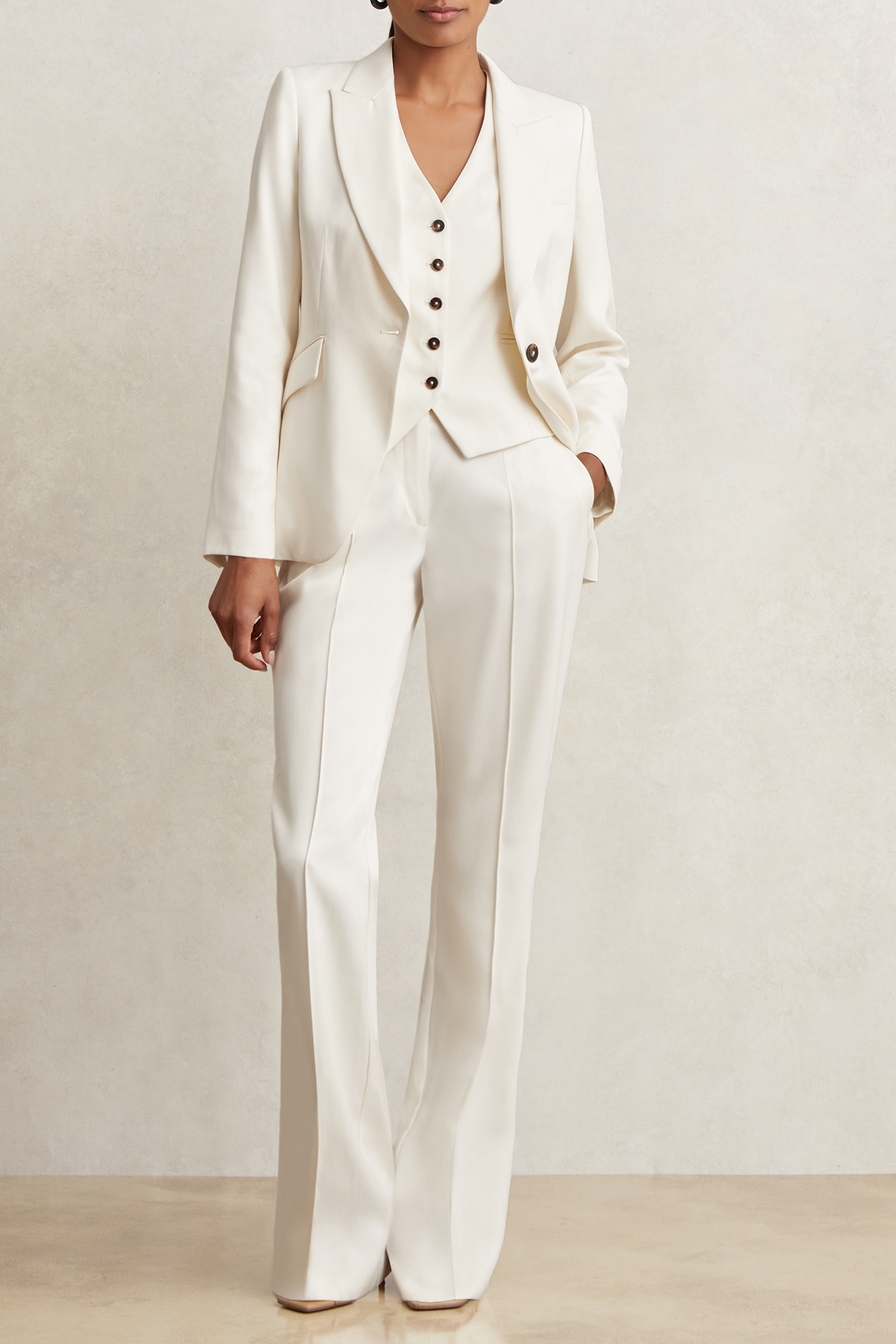 TAILORED WAISTCOAT CREAM 6