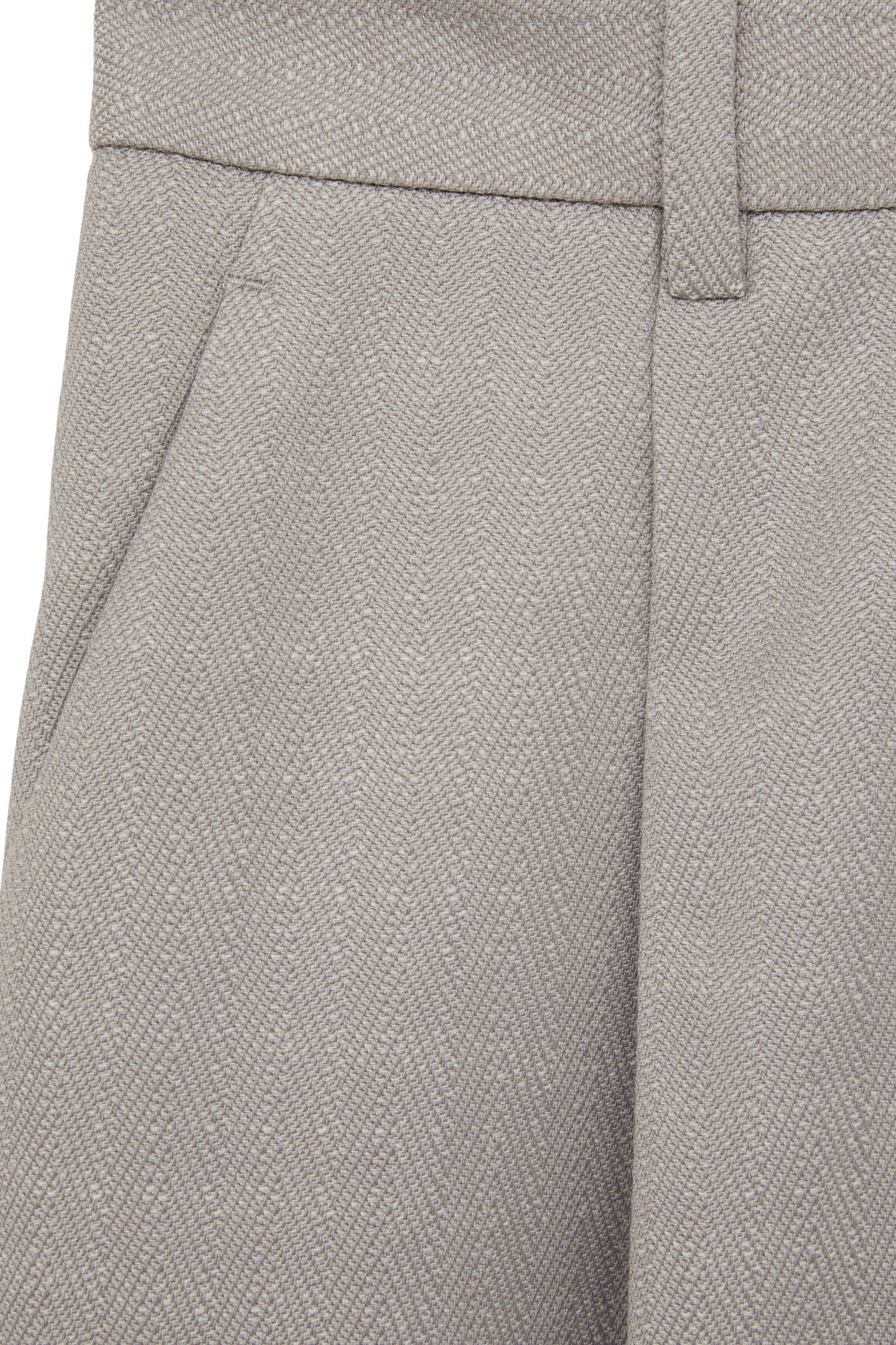 TEXTURED WIDE LEG TROUSER GREY 6