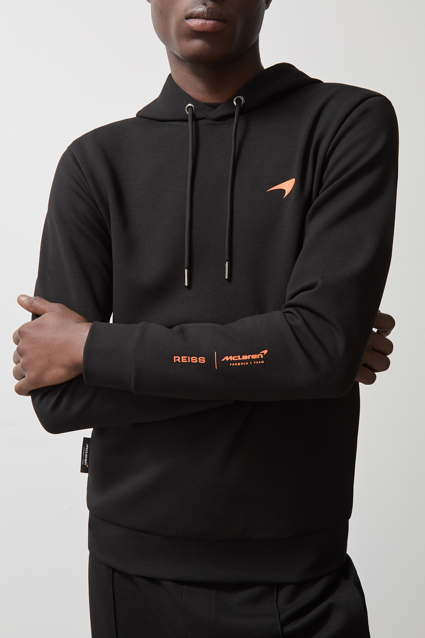 LS JERSEY INTERLOCK SPEEDMARK HOODIE BLACK 1