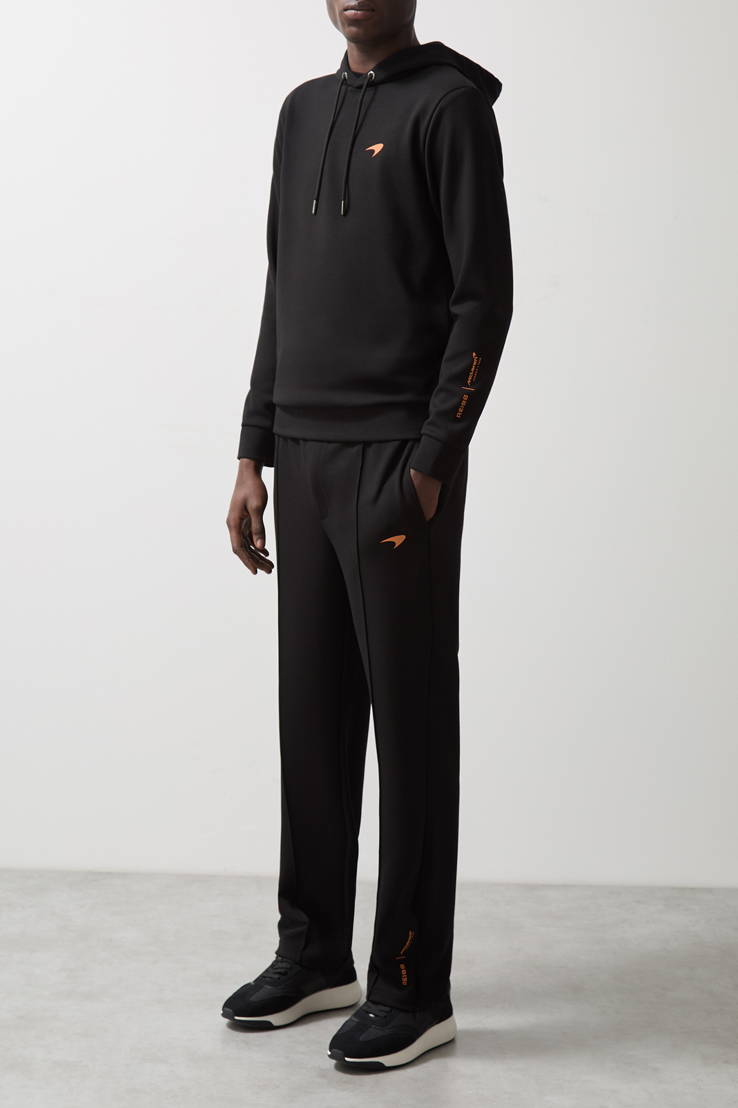 JERSEY INTERLOCK SPEEDMARK ZIP CUFF JOGGER BLACK 3