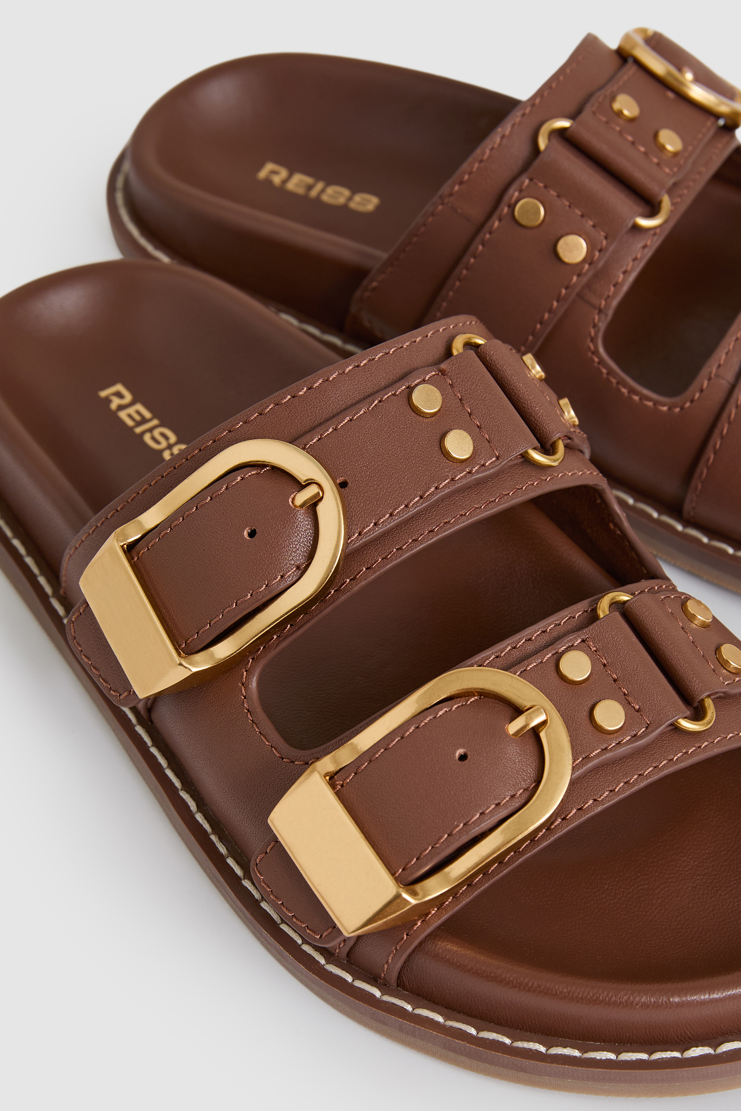 BUCKLE SANDAL TAN 6