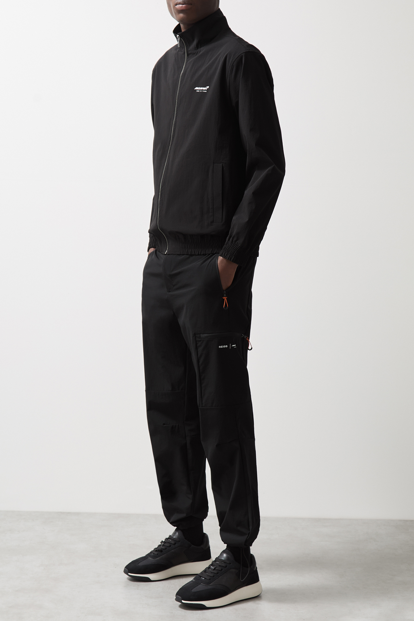BELTED TECHNICAL CARGO TROUSER BLACK 3
