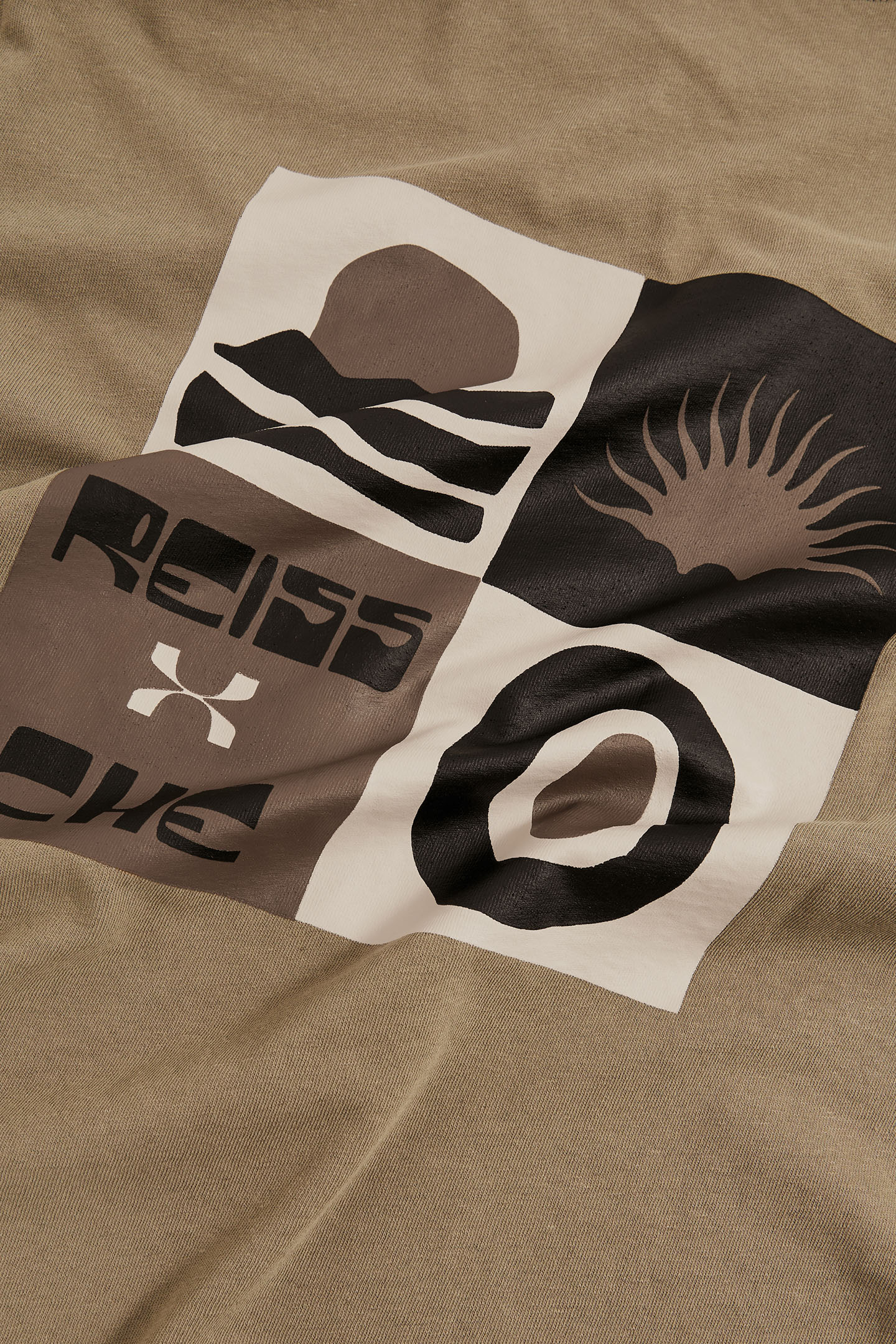 SS WASHED SUNSET PRINTED TSHIRT SAGE GREEN 7