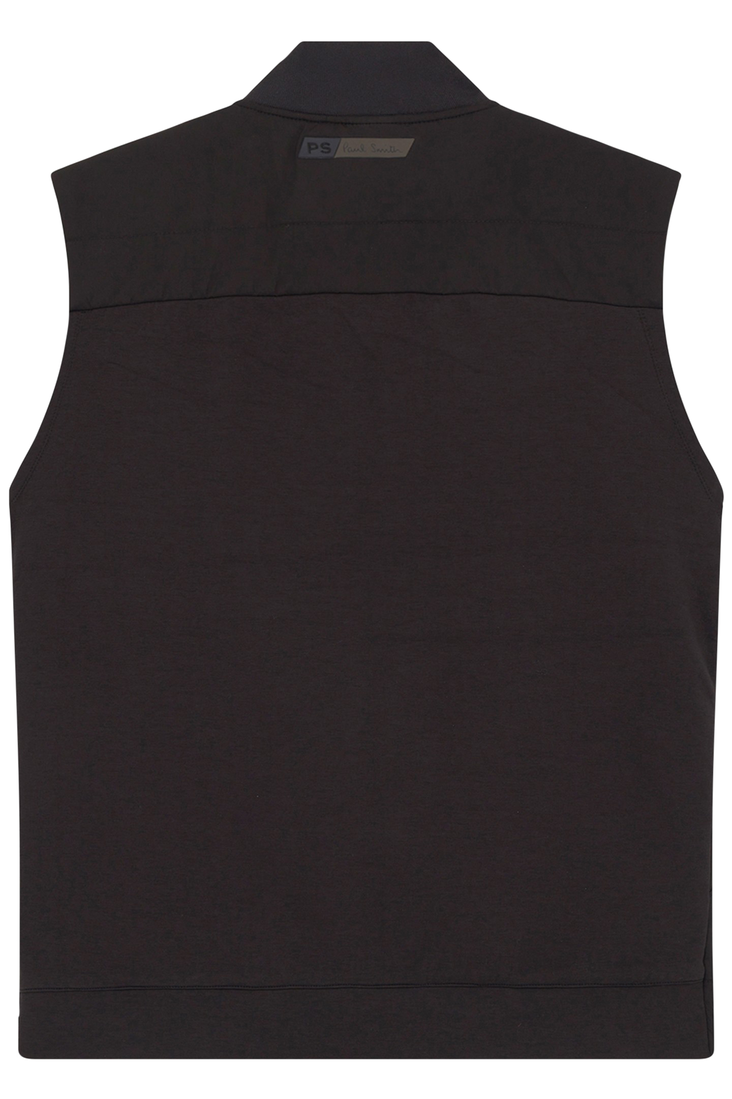 MIXED MEDIA GILET BLACK 2