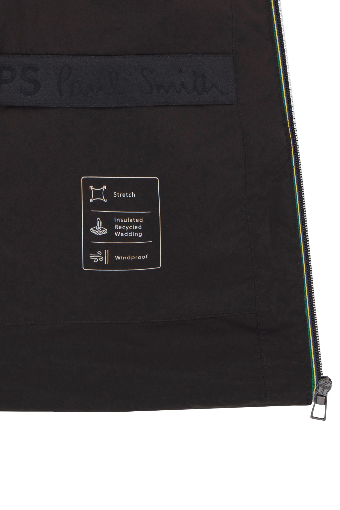 MIXED MEDIA GILET BLACK 4