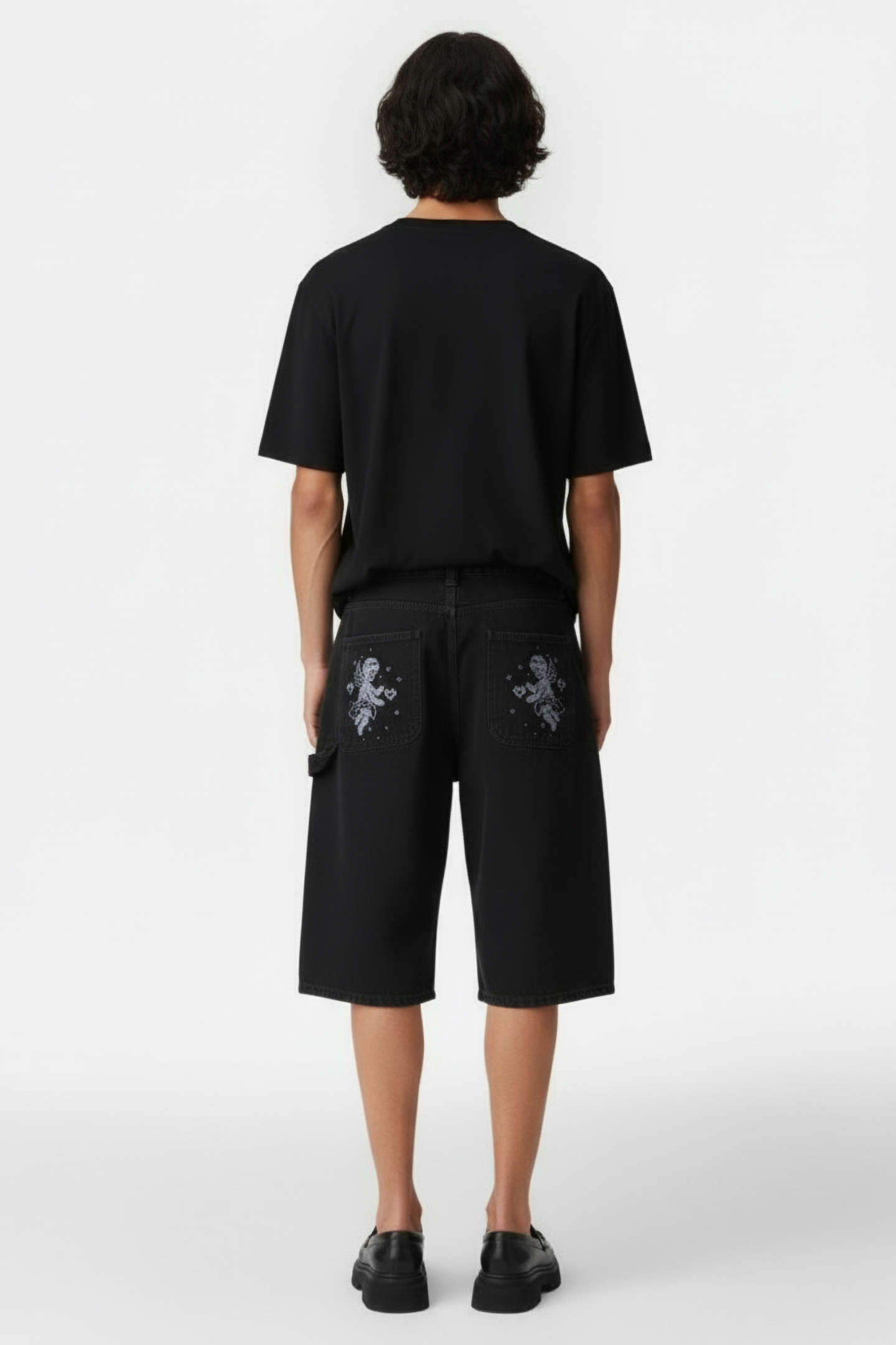 CARNE BOLLENTE – CUPID'S CHEEKS SHORTS BLACK 2