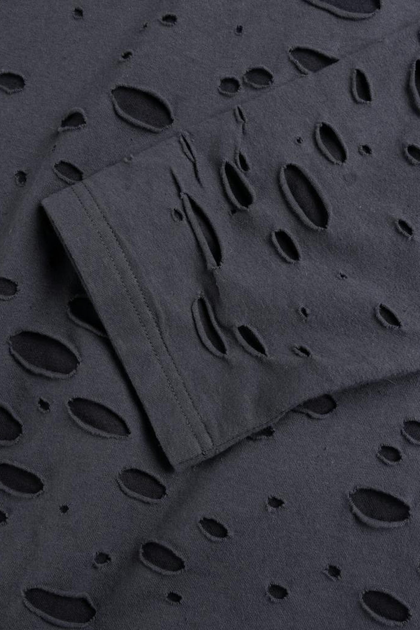 ACNE STUDIOS – LAYERED KNIT TOP BLACK 4