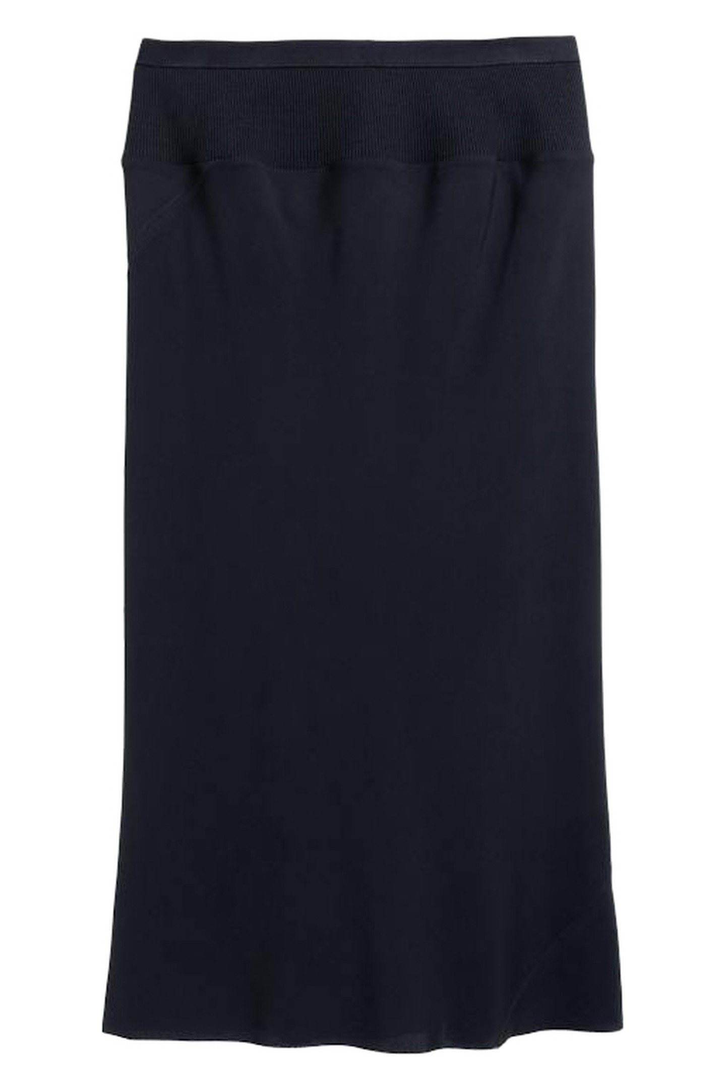 RICK OWENS – KNEE BIAS SKIRT BLACK 1