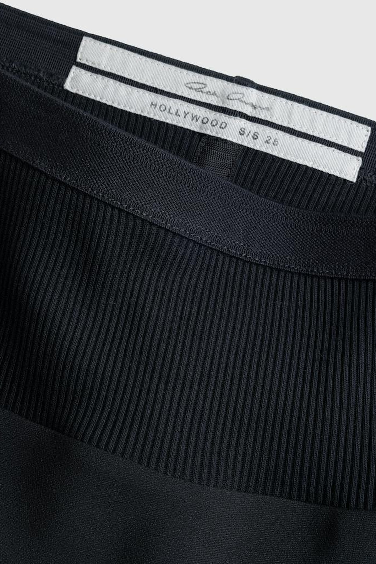 RICK OWENS – KNEE BIAS SKIRT BLACK 3