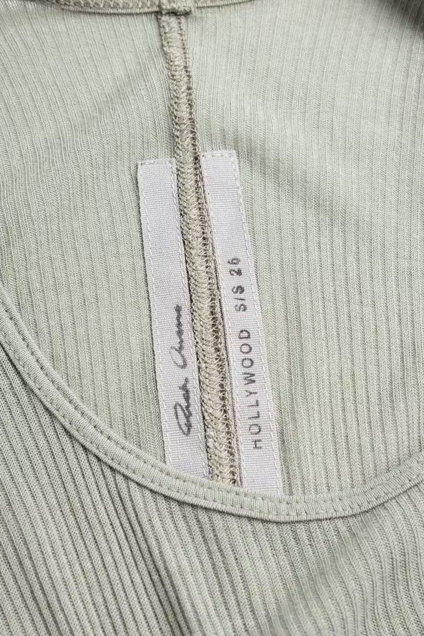 RICK OWENS – TANK DRESS GREEN 2