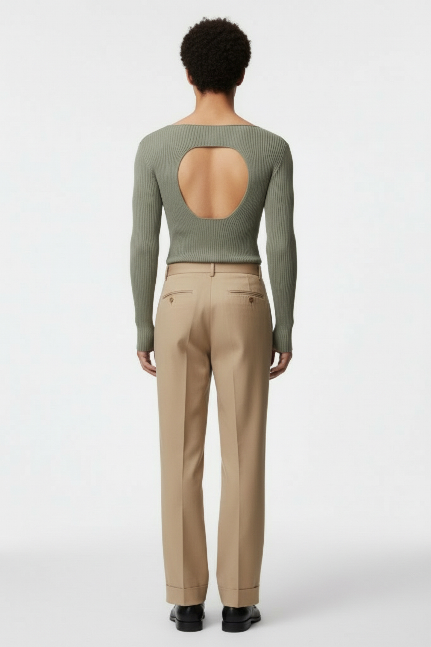 RICK OWENS – AL SWEATER GREEN 2