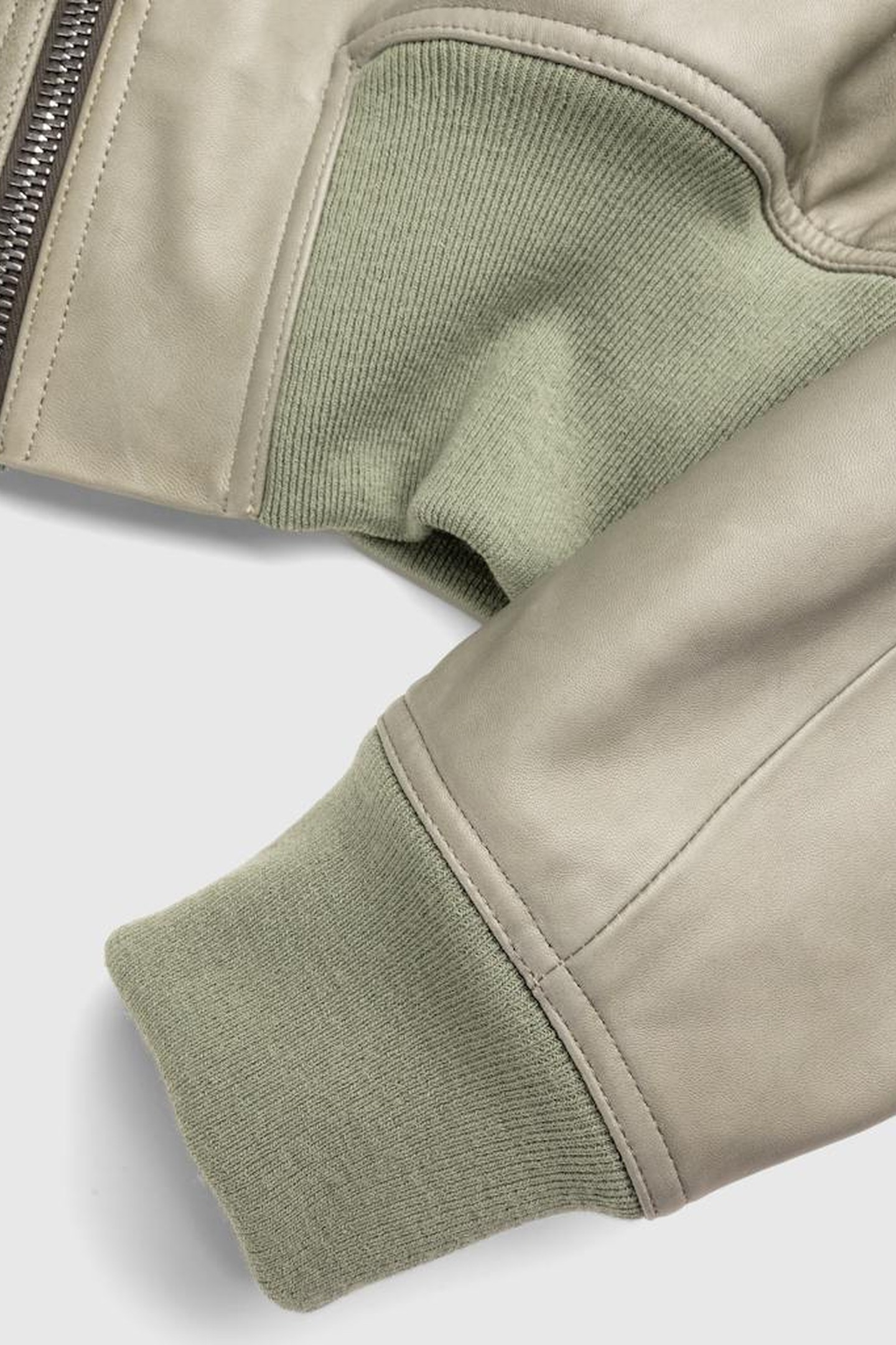 RICK OWENS – GIRDERS CROPPED BOMBER JACKET GREEN 4