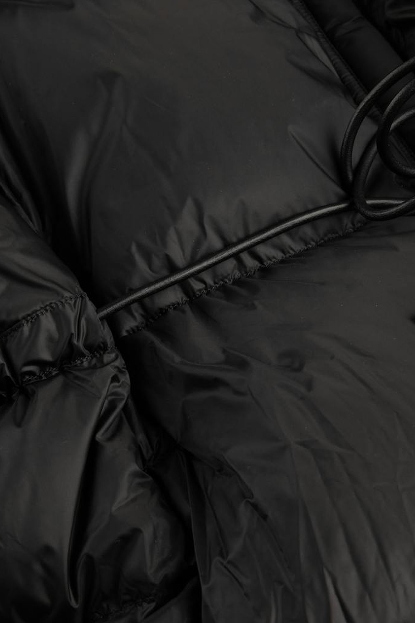 RICK OWENS – SAIL DOWN WOVEN PUFFER JACKET BLACK 3