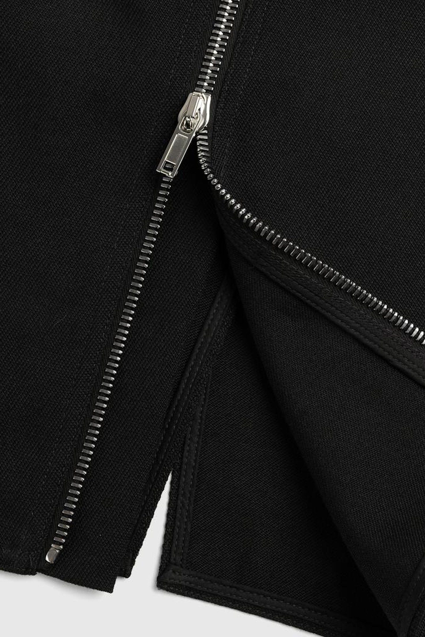 RICK OWENS – ZIPPED PILLAR SKIRT BLACK 3
