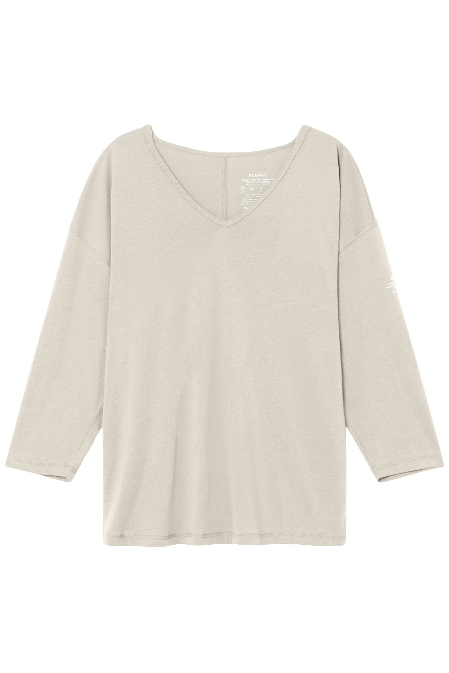 AIGUAALF LONG SLEEVE T-SHIRT WASHED STONE 1