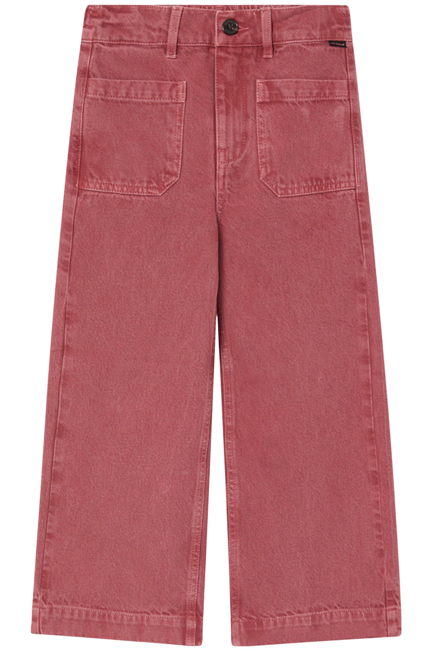 GIRLS FLORAALF PANTS DARK PINK 1