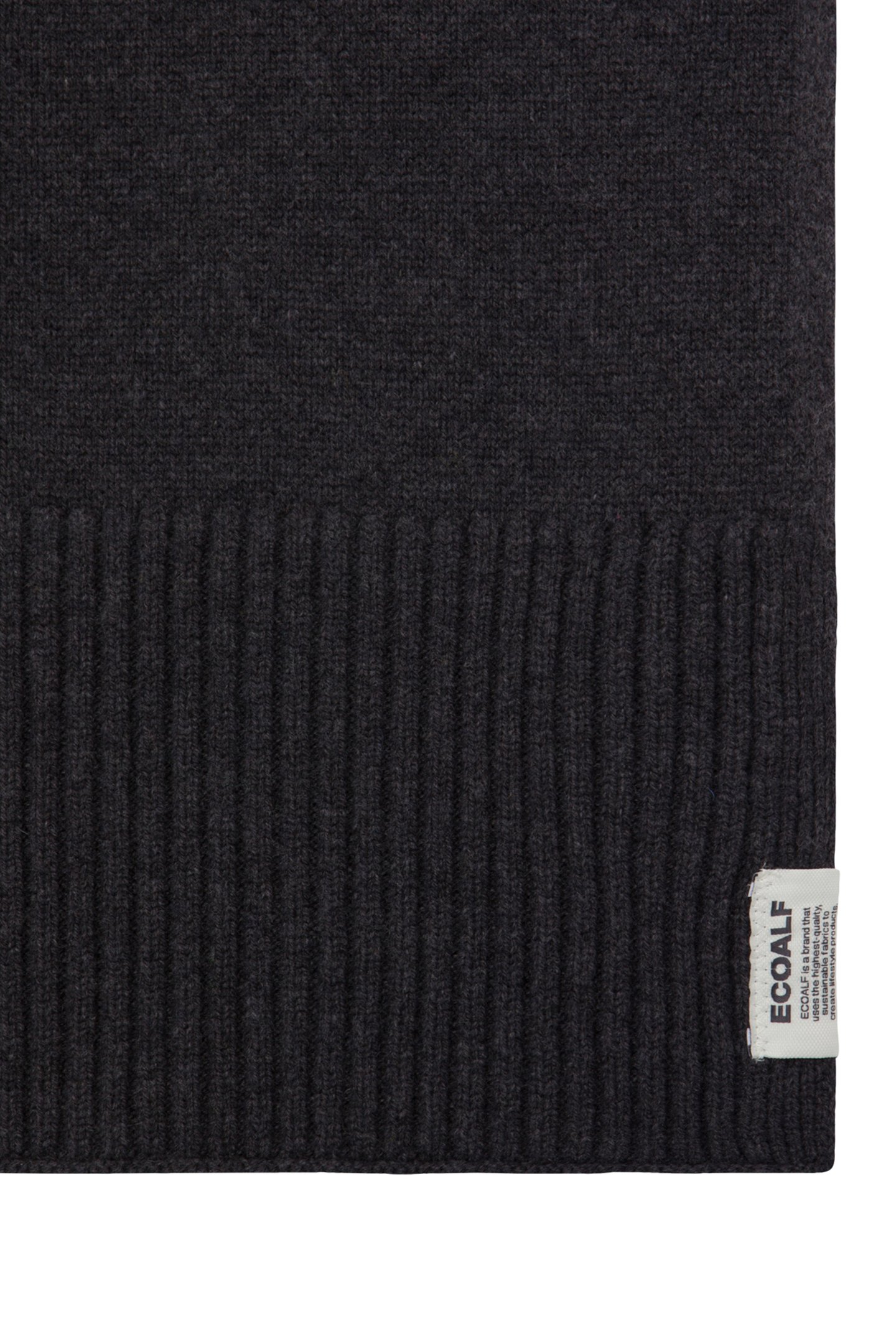 UNISEX WOOLALF SCARF DARK GREY MELANGE 3