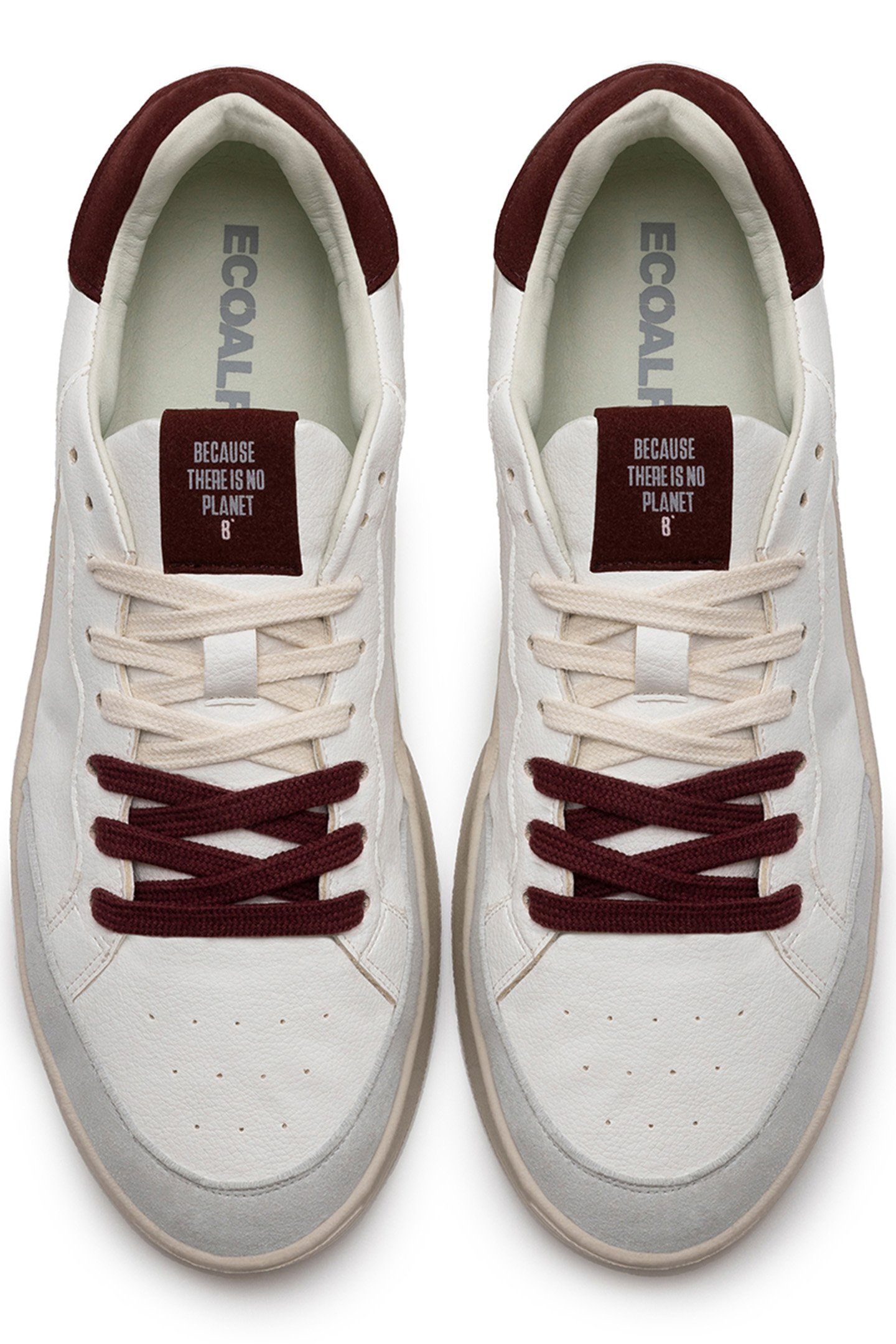 ARALALF SNEAKERS OFF WHITE/BURGUNDY 2