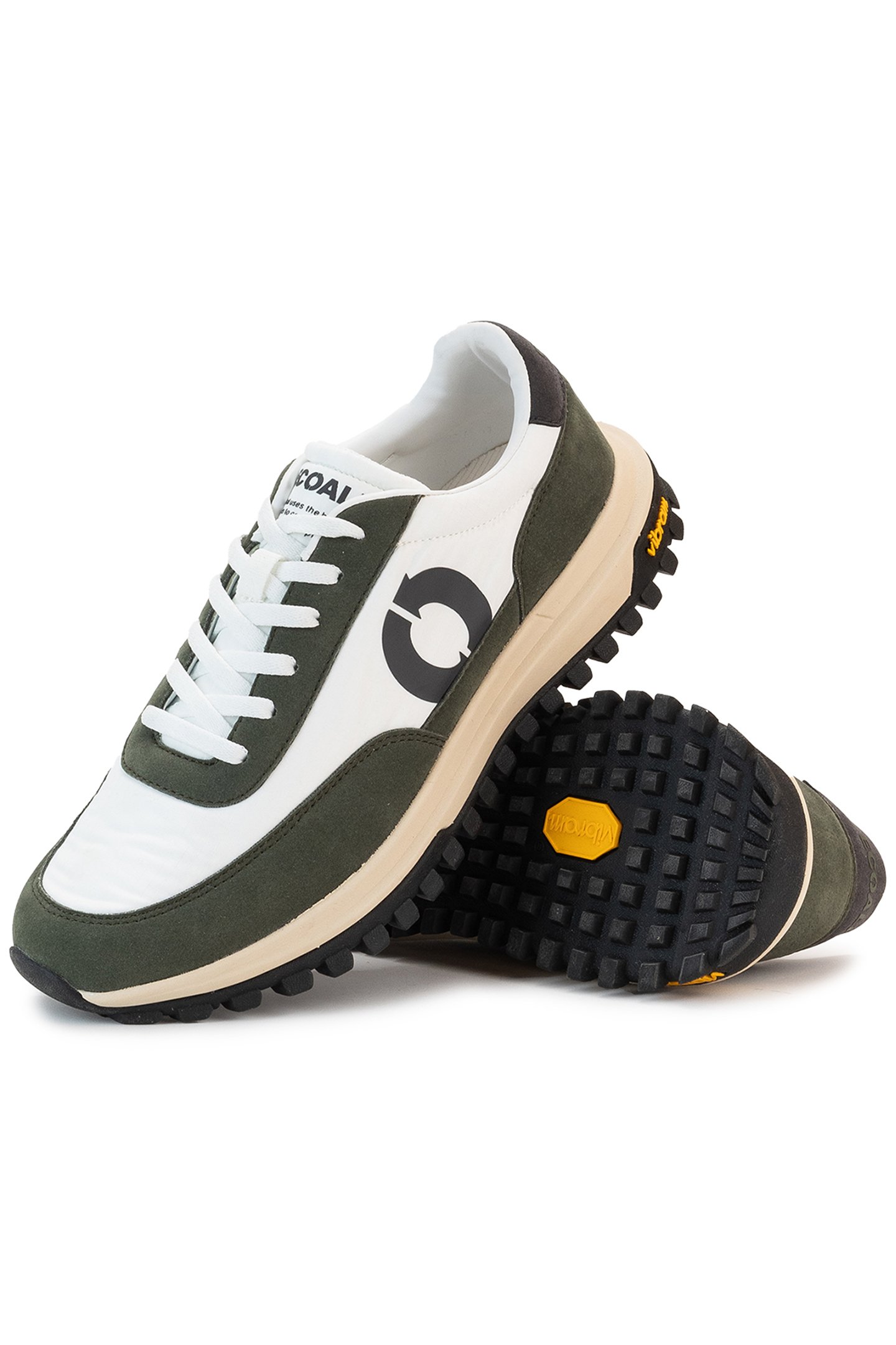 FEROEALF SNEAKERS OFF WHITE/ GREEN 4