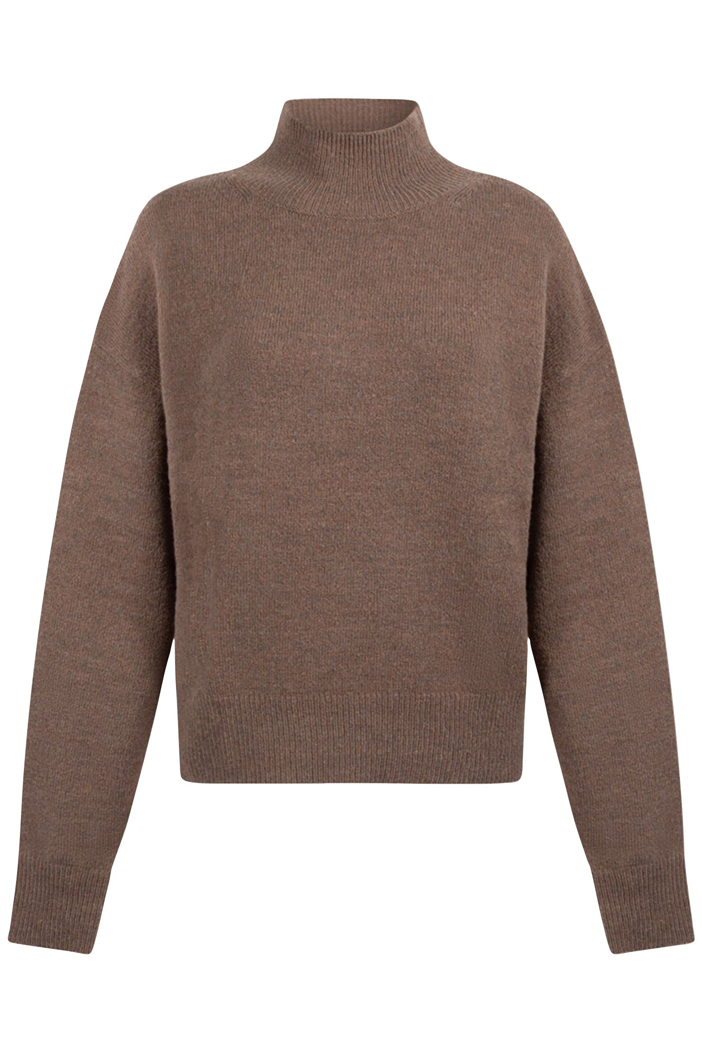 CHIARA KNITTED PULL LONG SLEEVE PINE BARK MELEE 1