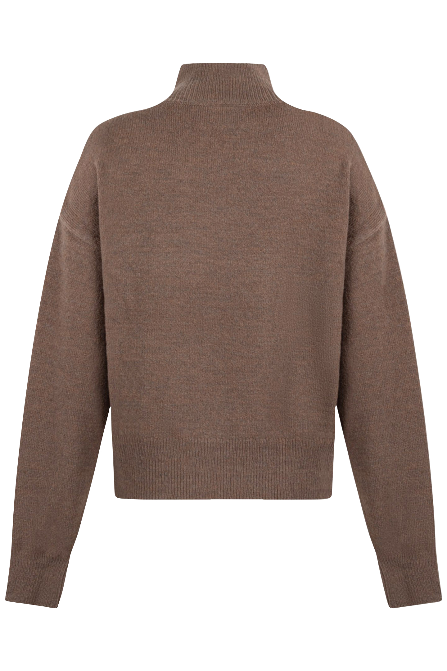 CHIARA KNITTED PULL LONG SLEEVE PINE BARK MELEE 2